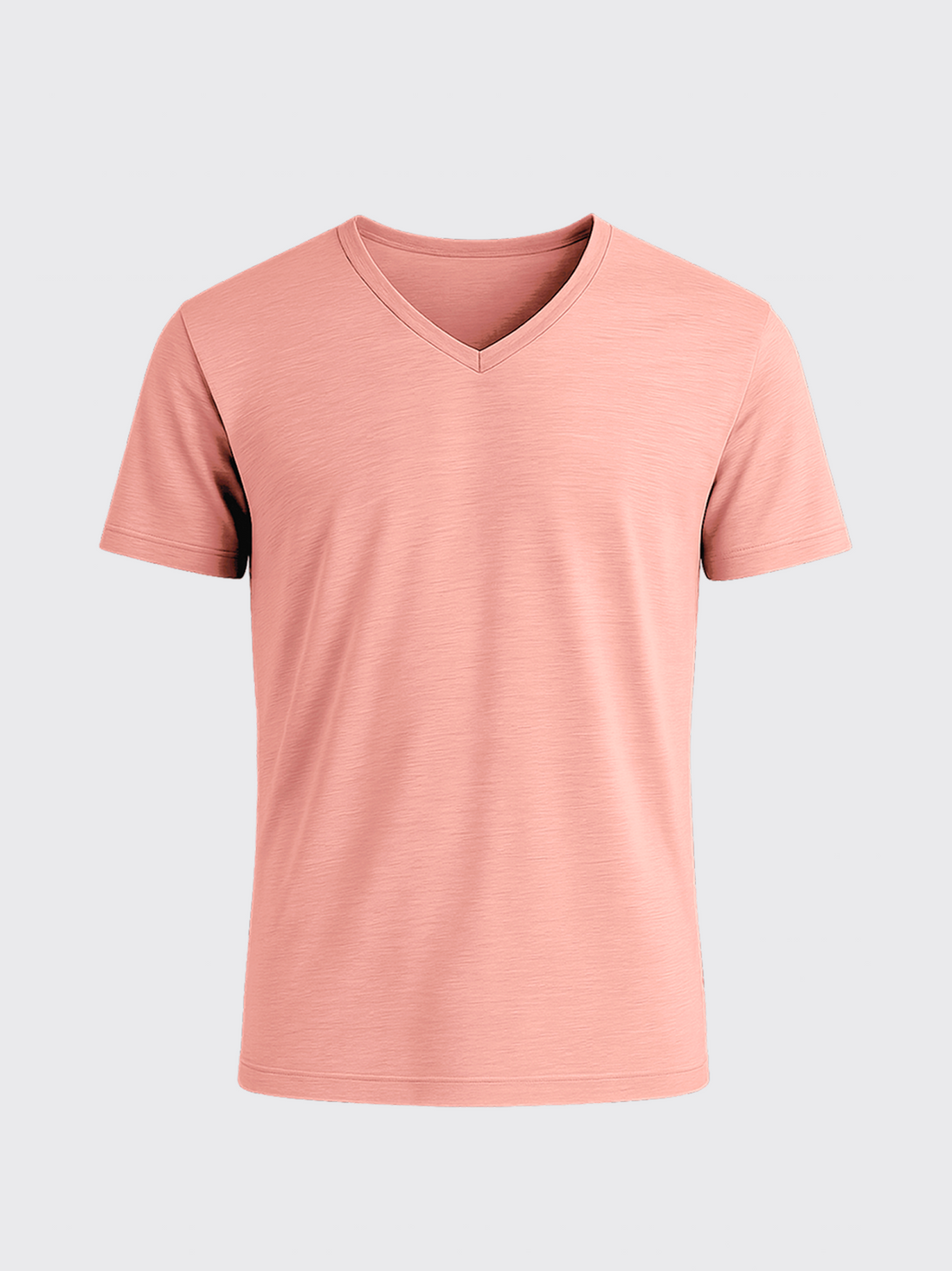 ACTION MERINO V-NECK TEE Rose
