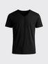 ACTION MERINO V-NECK TEE Noir 