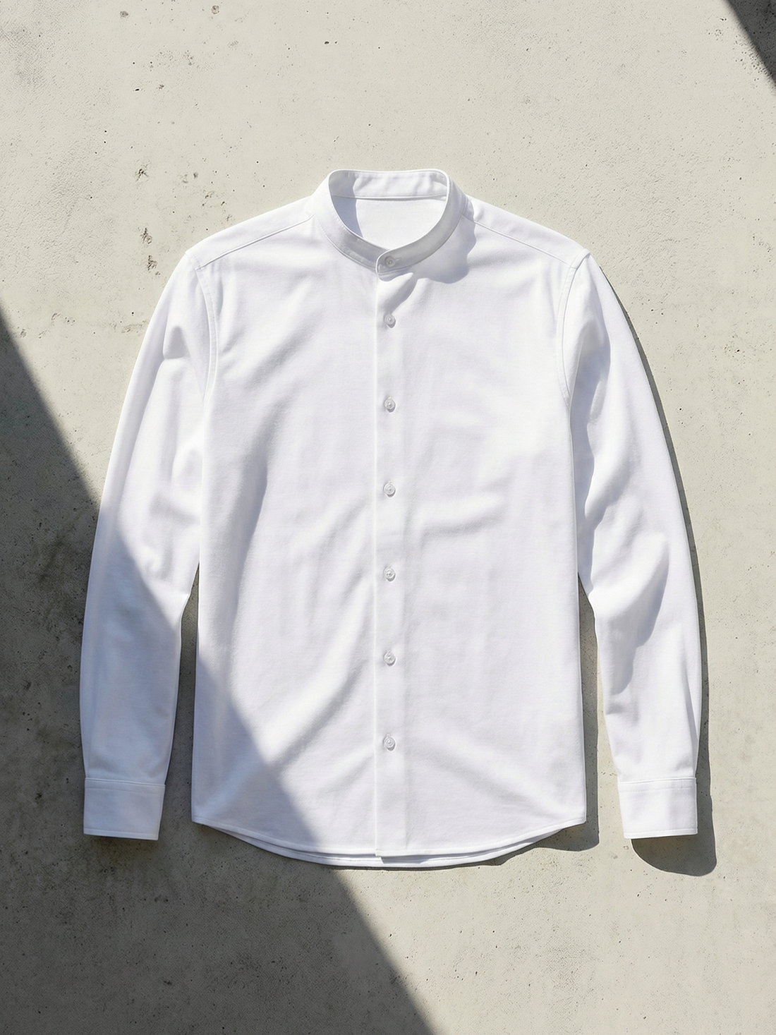 MAO STRETCH SHIRT Blanc 