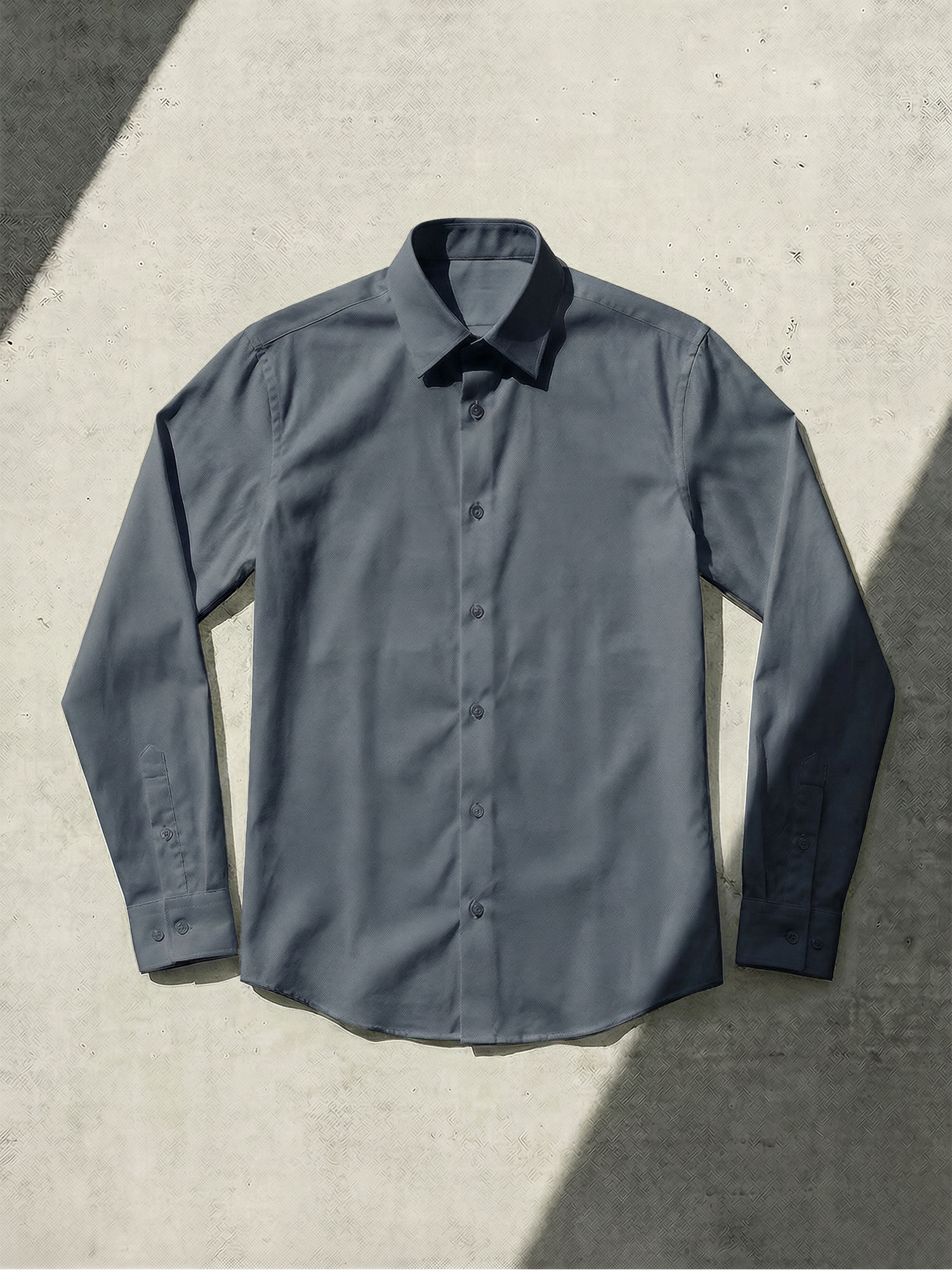 ACTIVE STRETCH SHIRT Bleu gris 