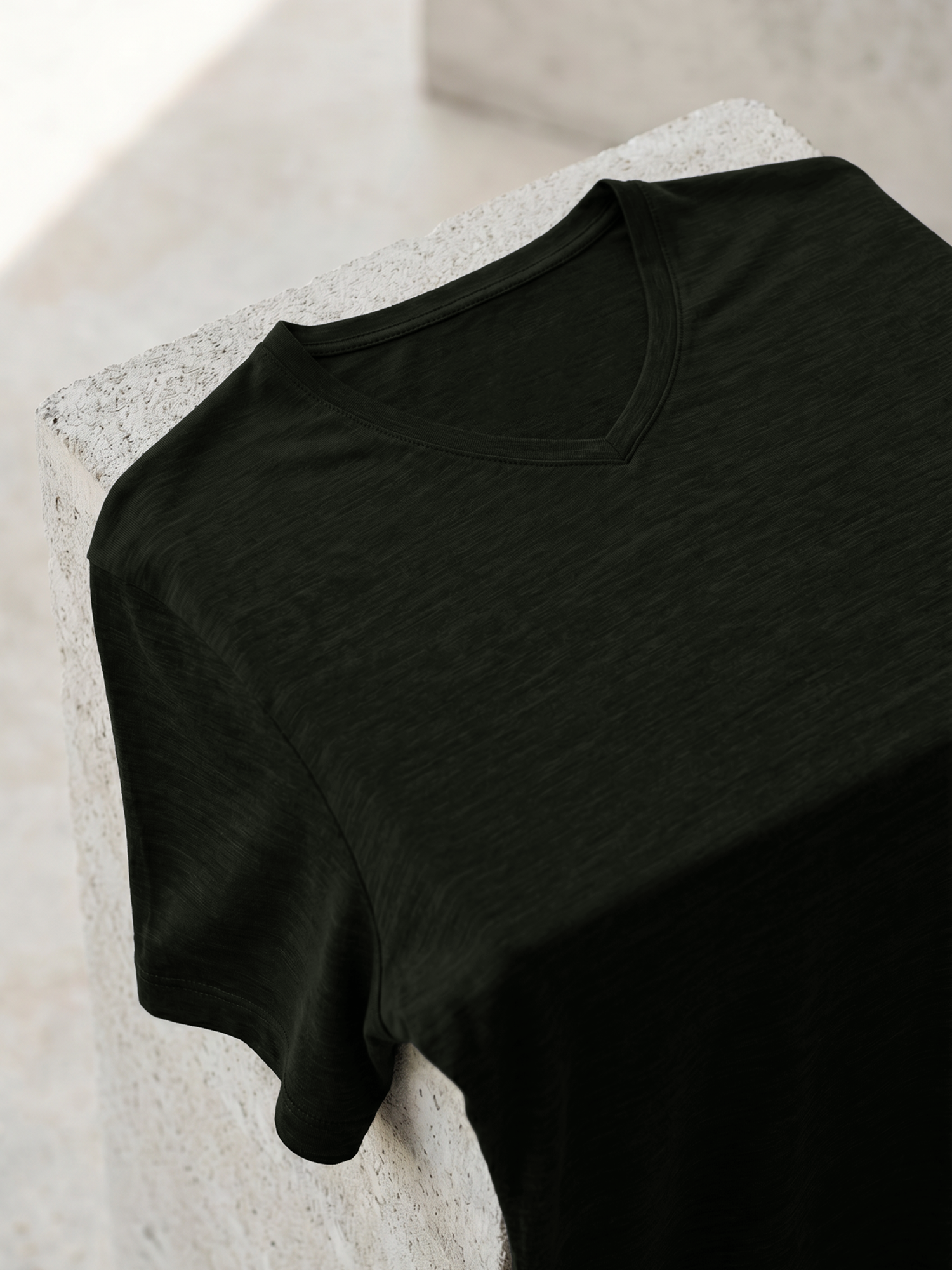 PERFORMANCE MERINO V-NECK Kaki 