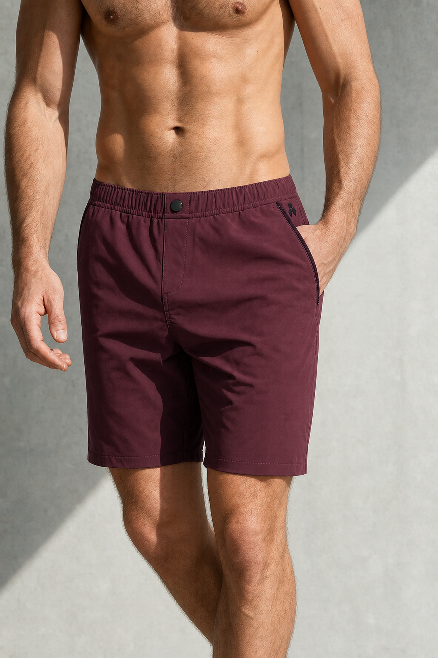 2-IN-1 SWIMSHORT Bordeaux 