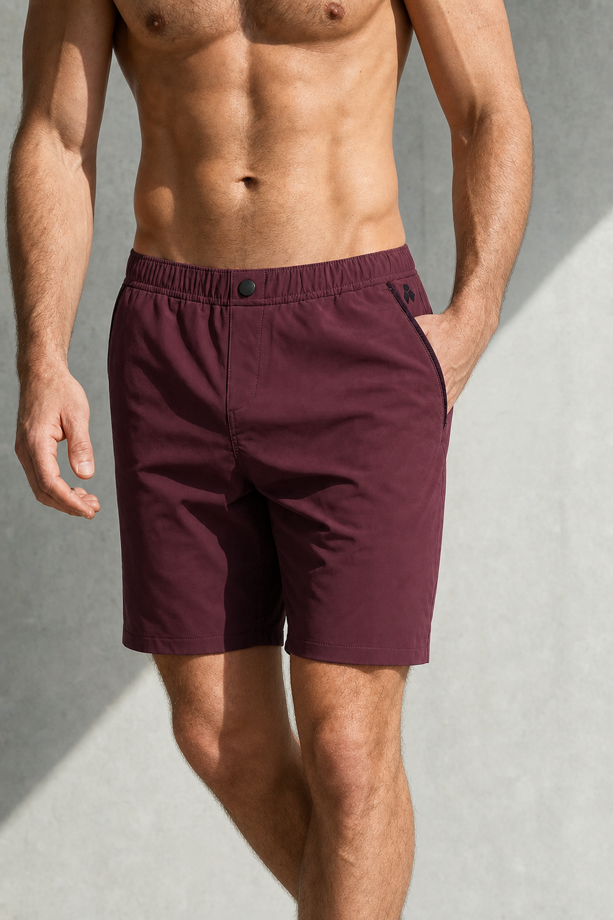 2-IN-1 SWIMSHORT Bordeaux 