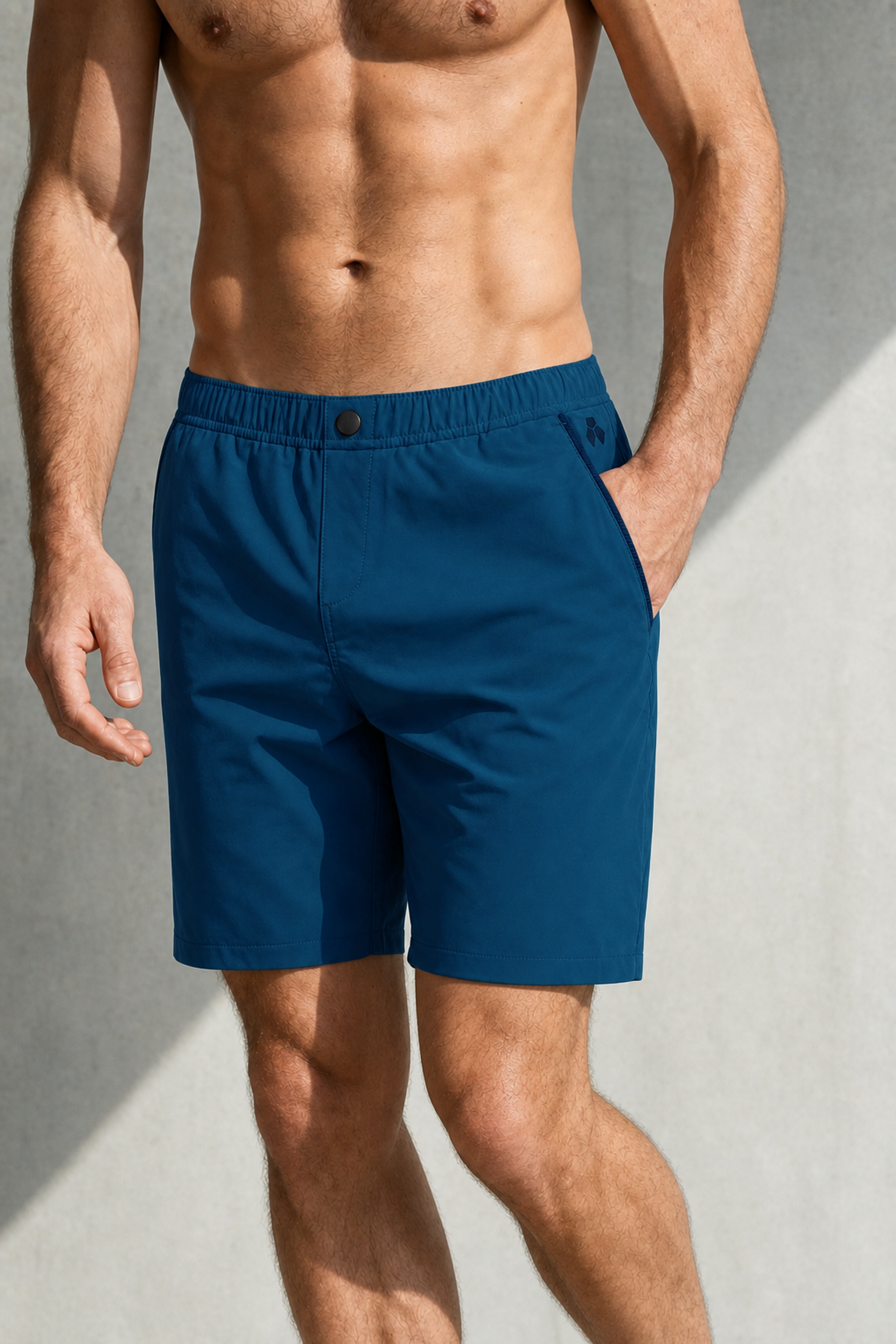 2-IN-1 SWIMSHORT Bleu Canard 