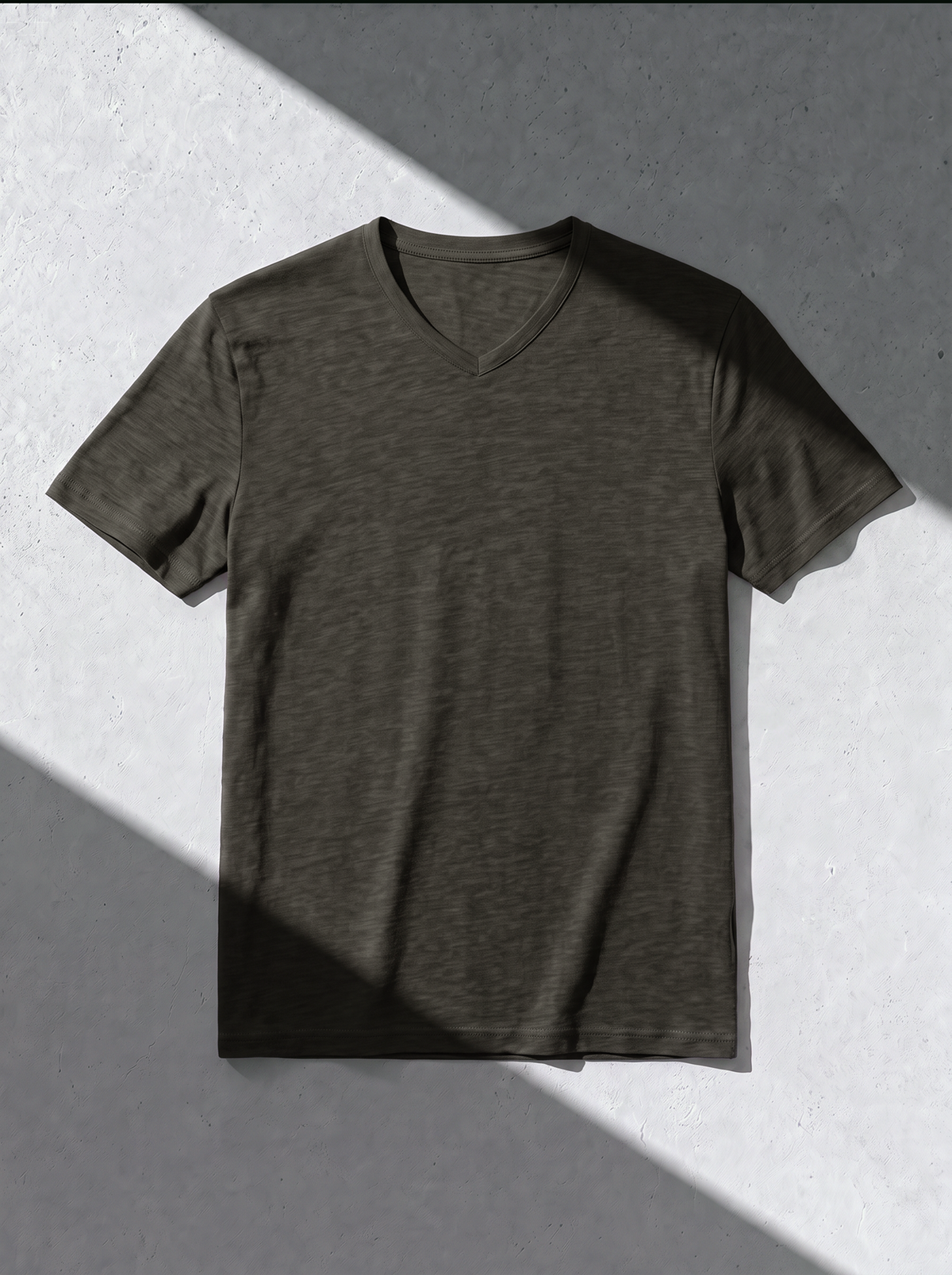 PERFORMANCE MERINO V-NECK kaki 