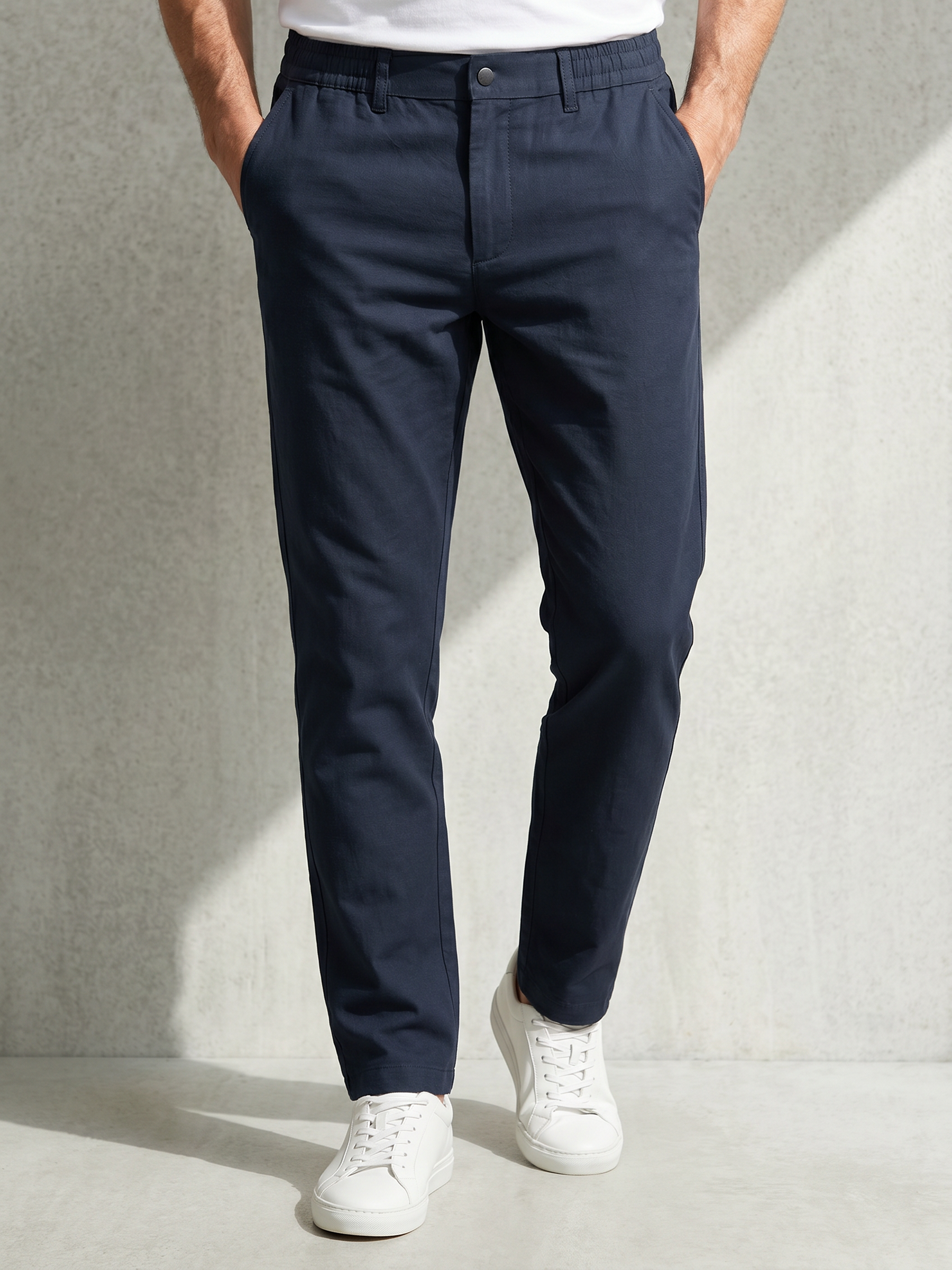 ECOMOTION CHINOS Bleu Chic 