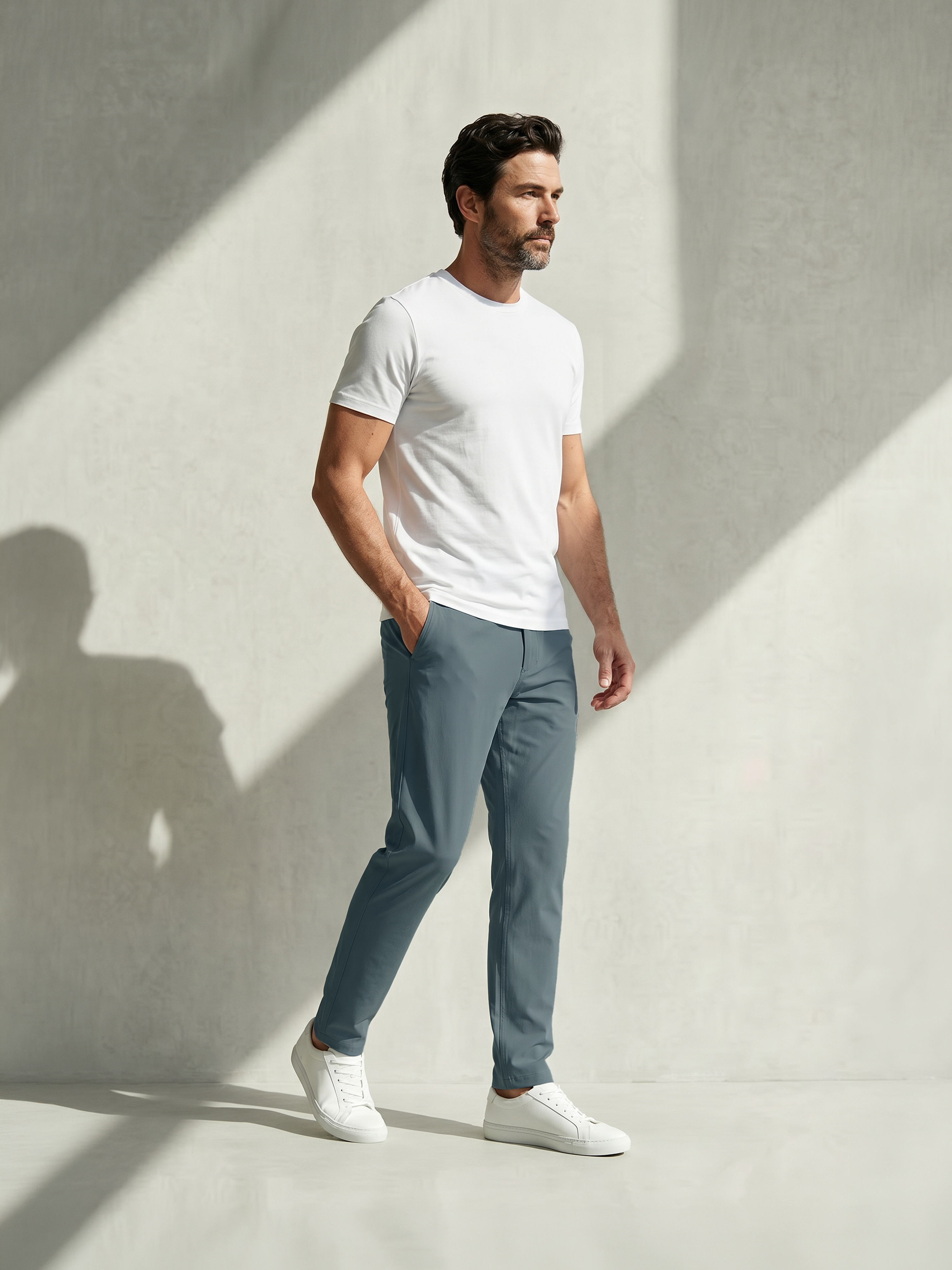 FREEDOM PANTS Bleu Gris 