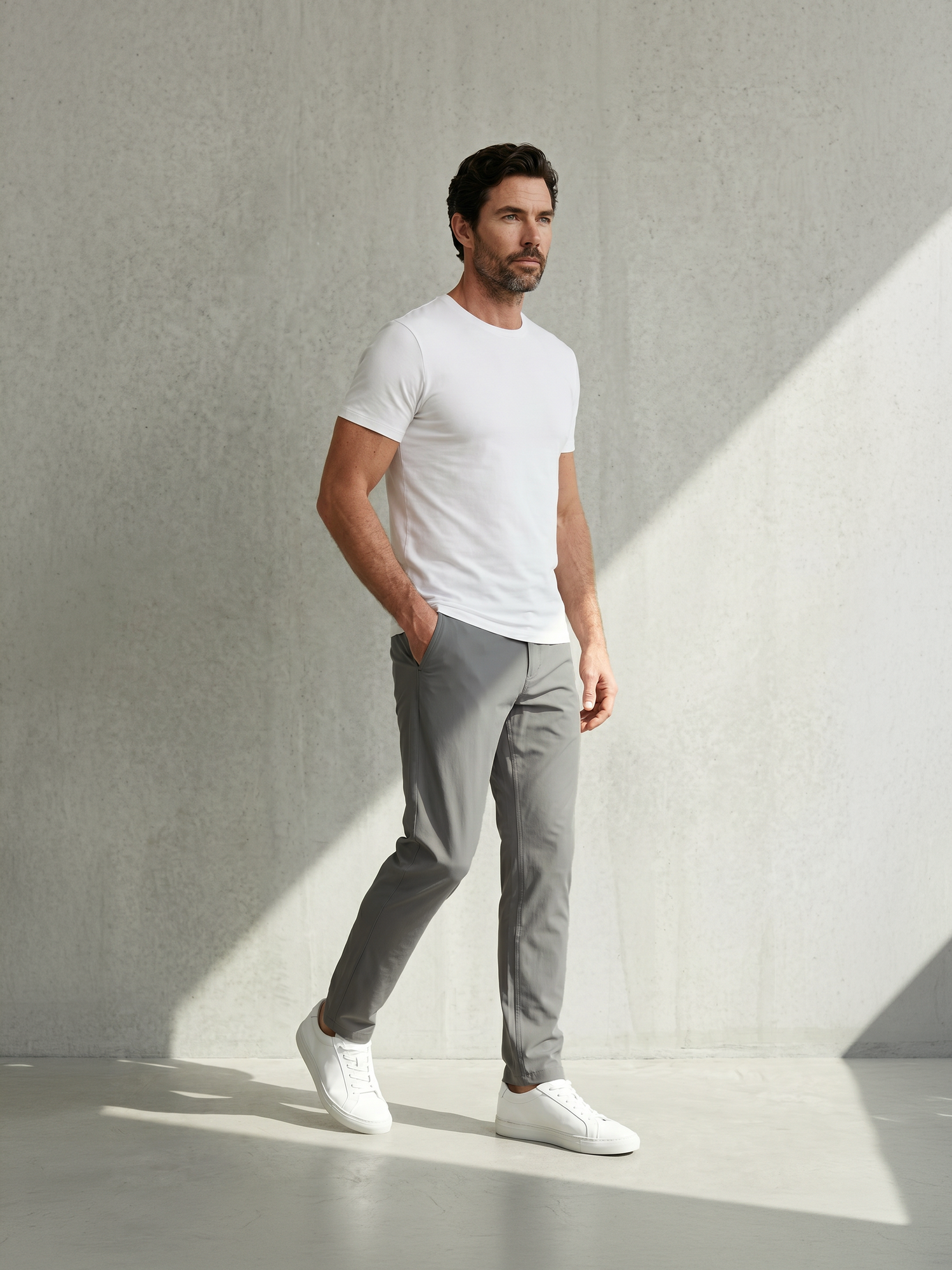 FREEDOM PANTS Gris Clair 