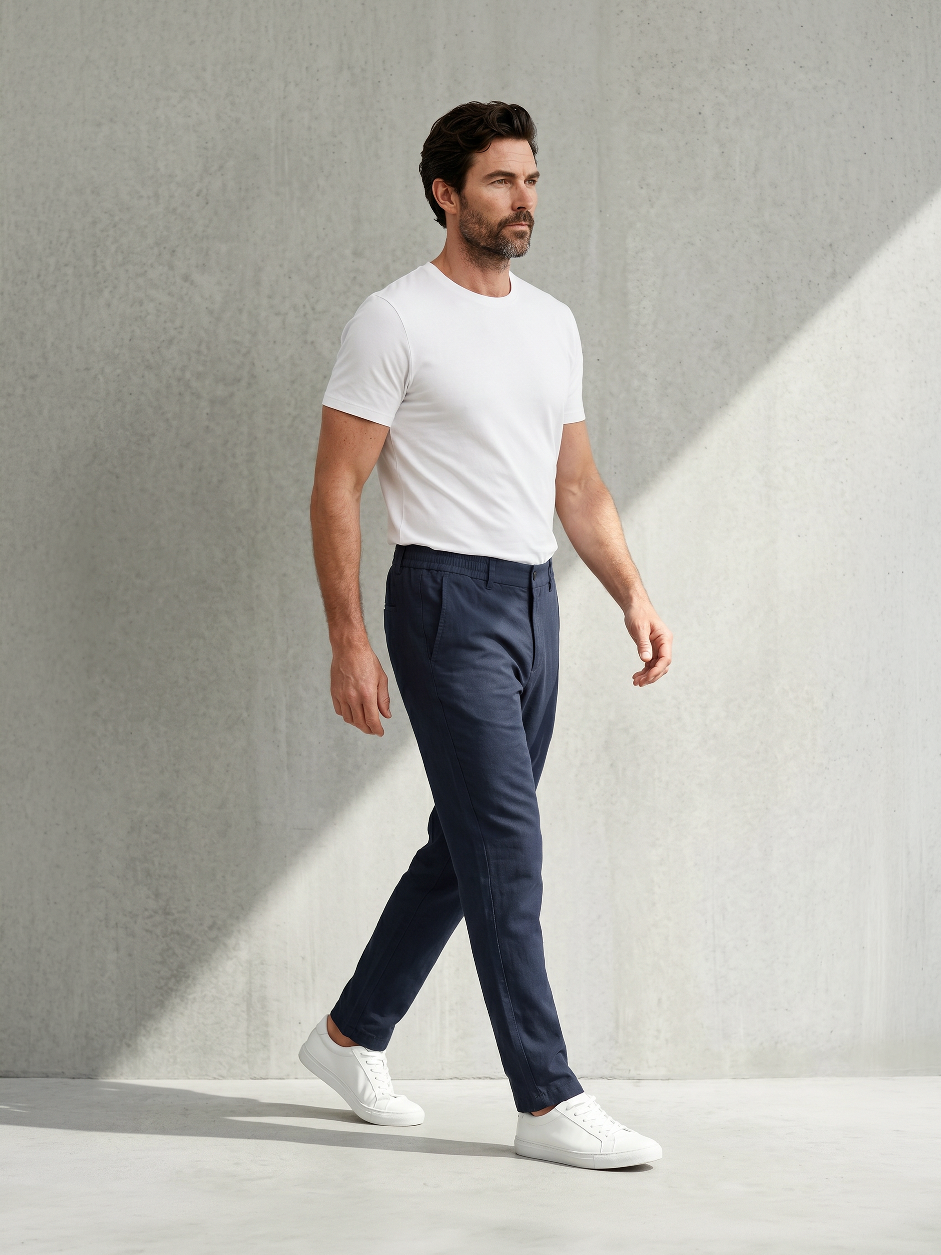 ECOMOTION CHINOS Bleu Chic 