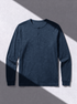PERFORMANCE MERINO LONG SLEEVES HENLEY bleu pétrole 