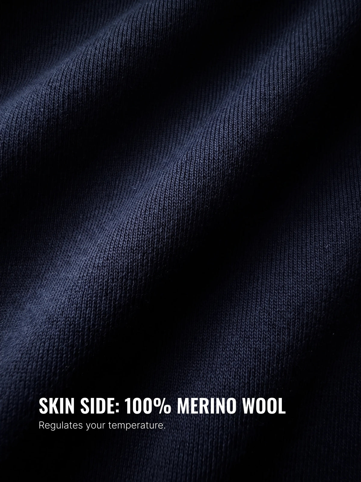 360 MERINO HOODIE Bleu chic  