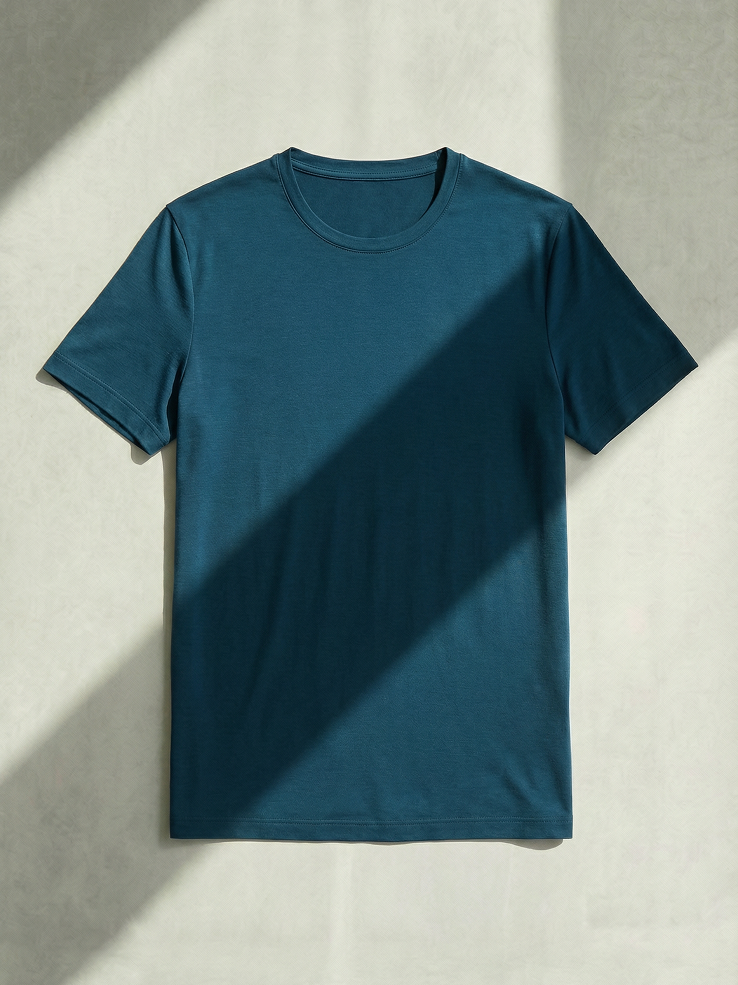 ACTION MERINO T-SHIRT Bleu Canard 