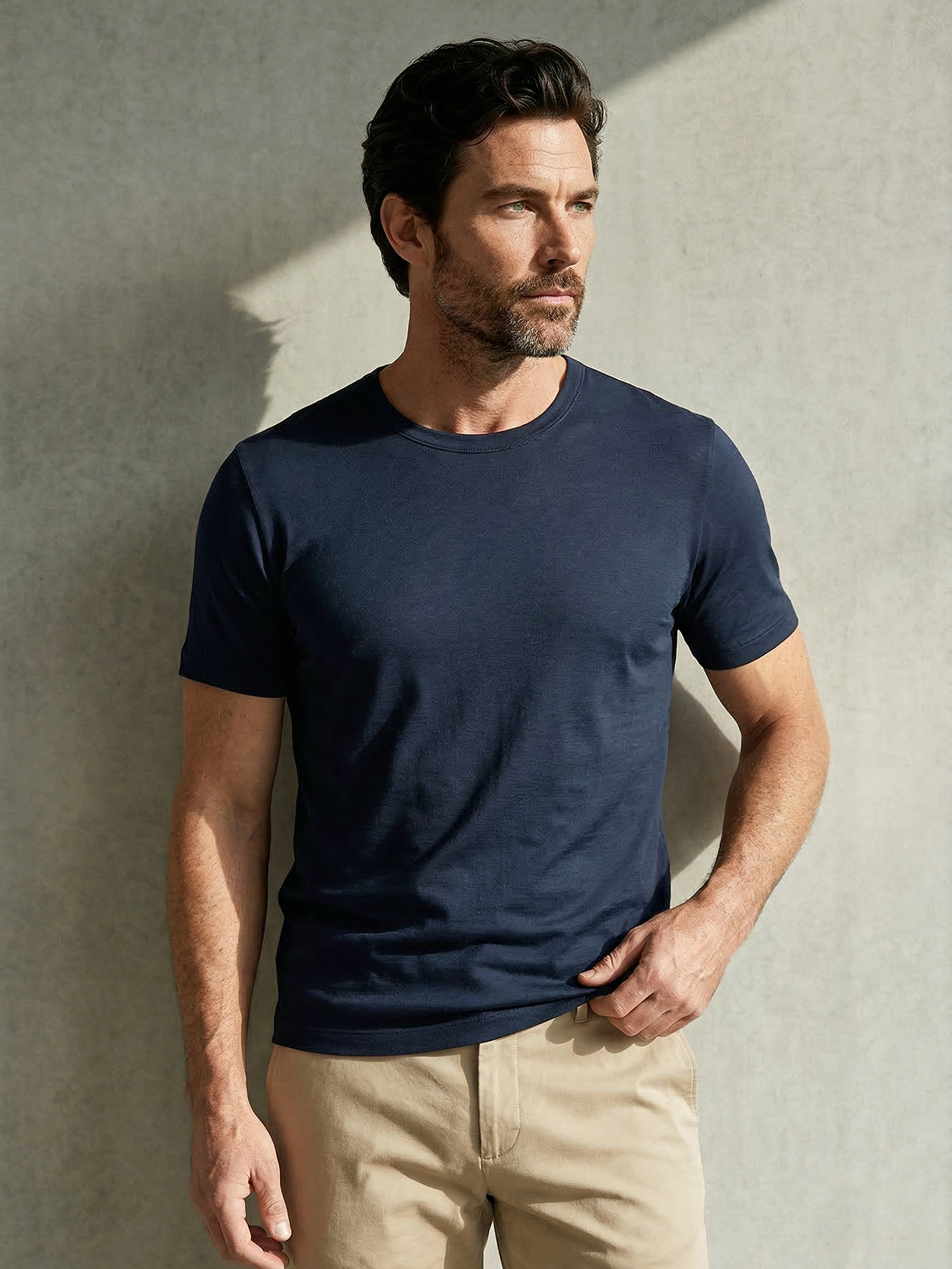 ACTION MERINO T-SHIRT Bleu Chic 
