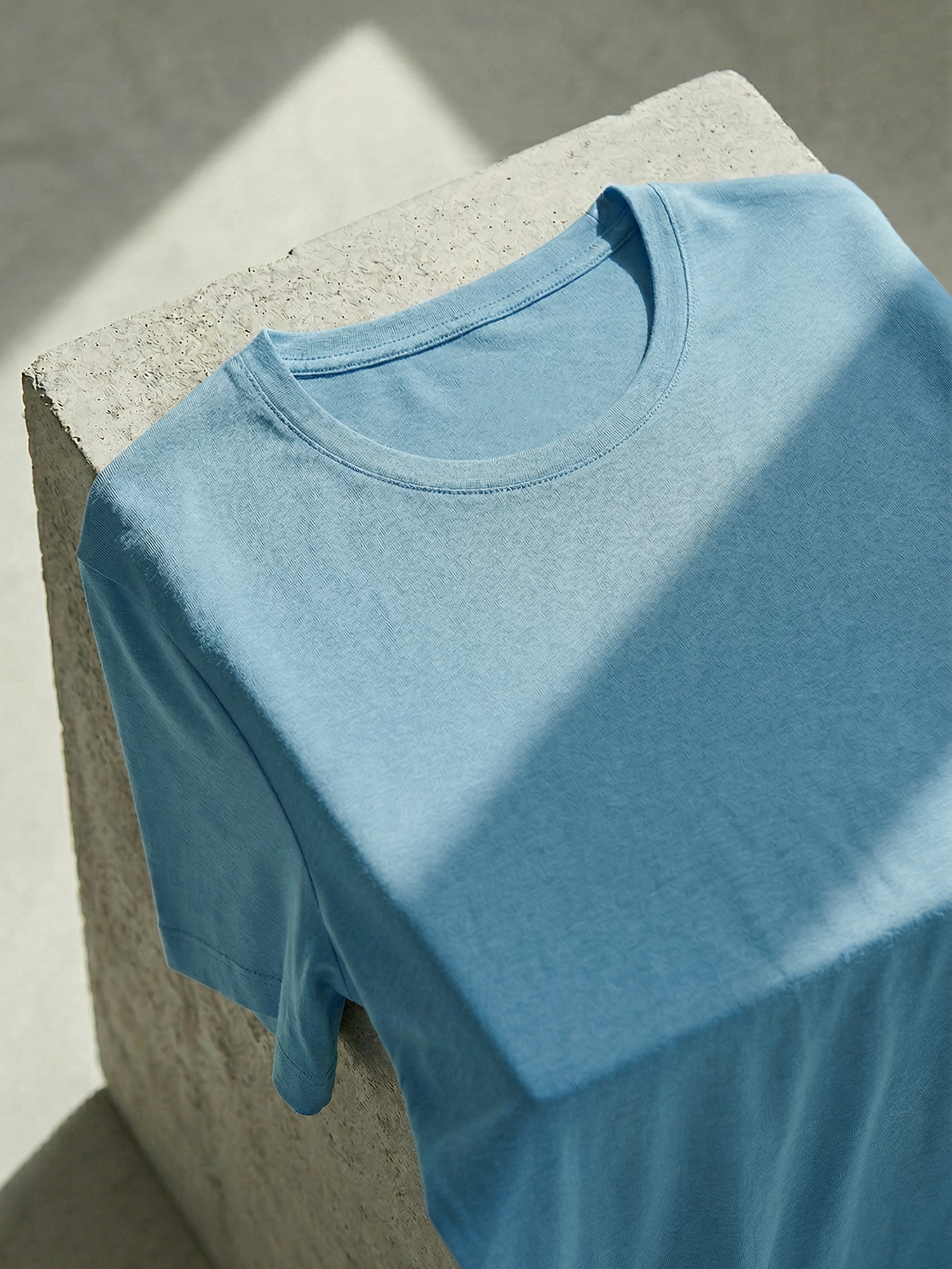 ACTION MERINO T-SHIRT Bleu Ciel 