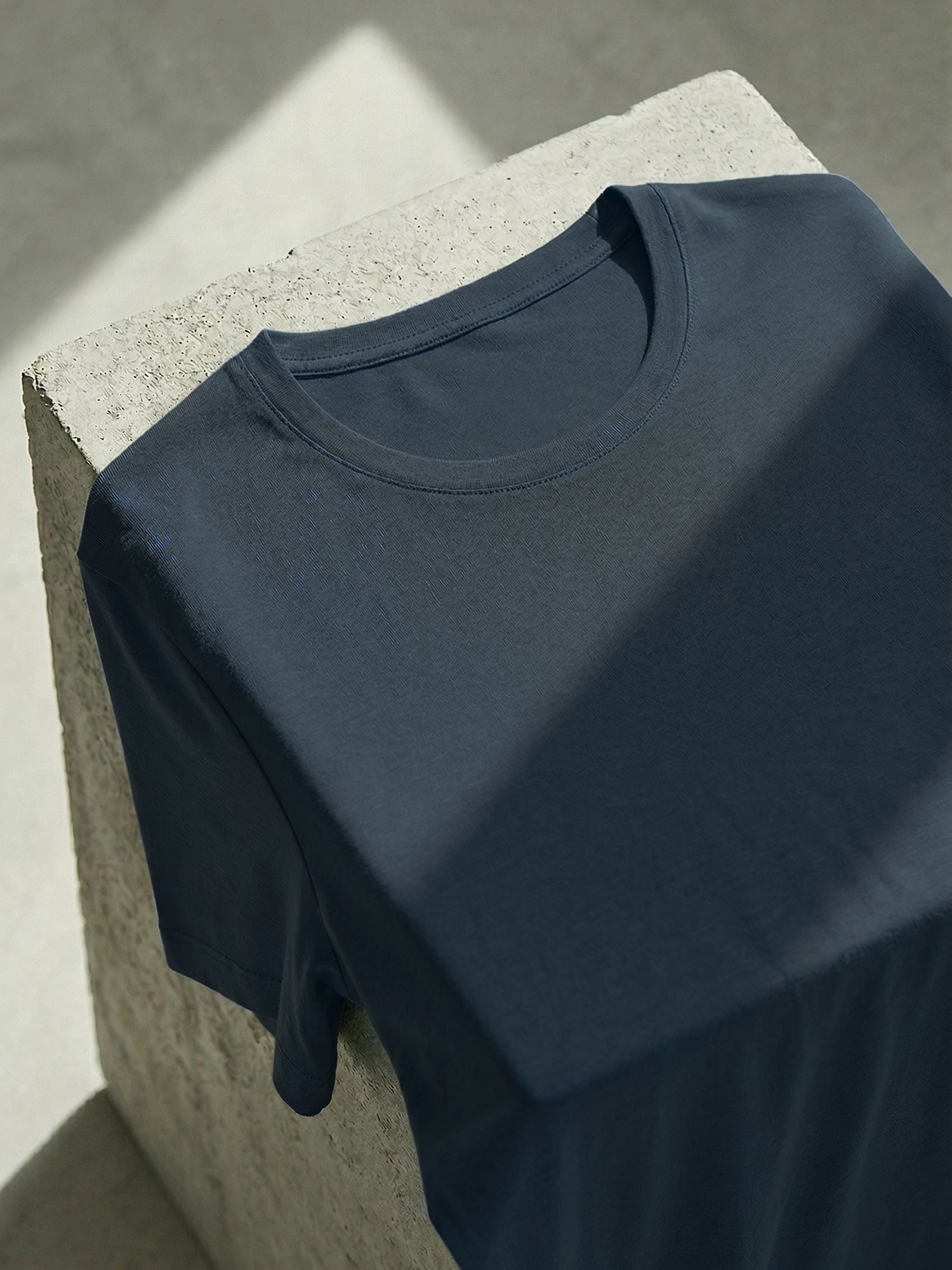 ACTION MERINO T-SHIRT Bleu Gris 
