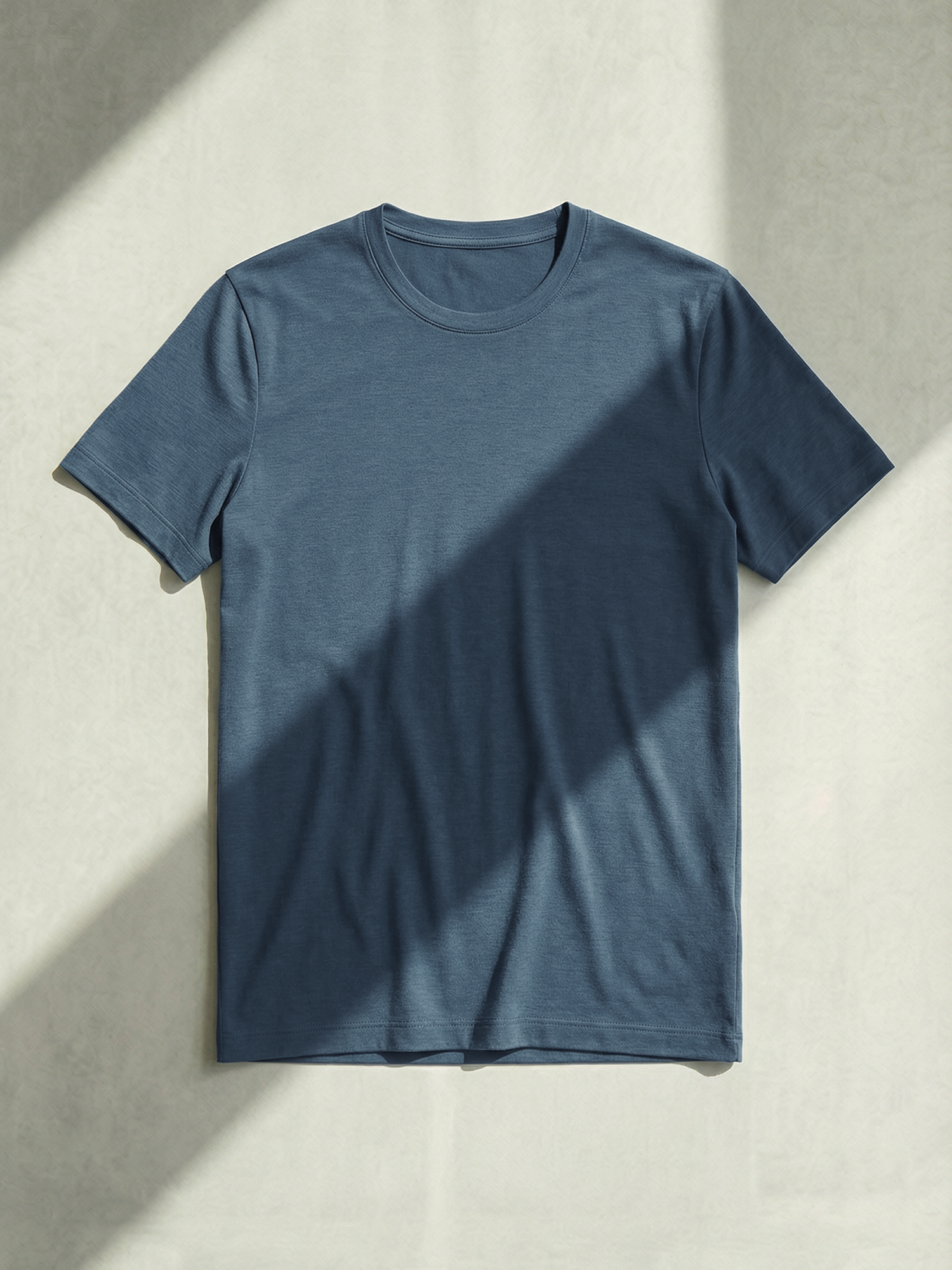 ACTION MERINO T-SHIRT Bleu Pétrole 