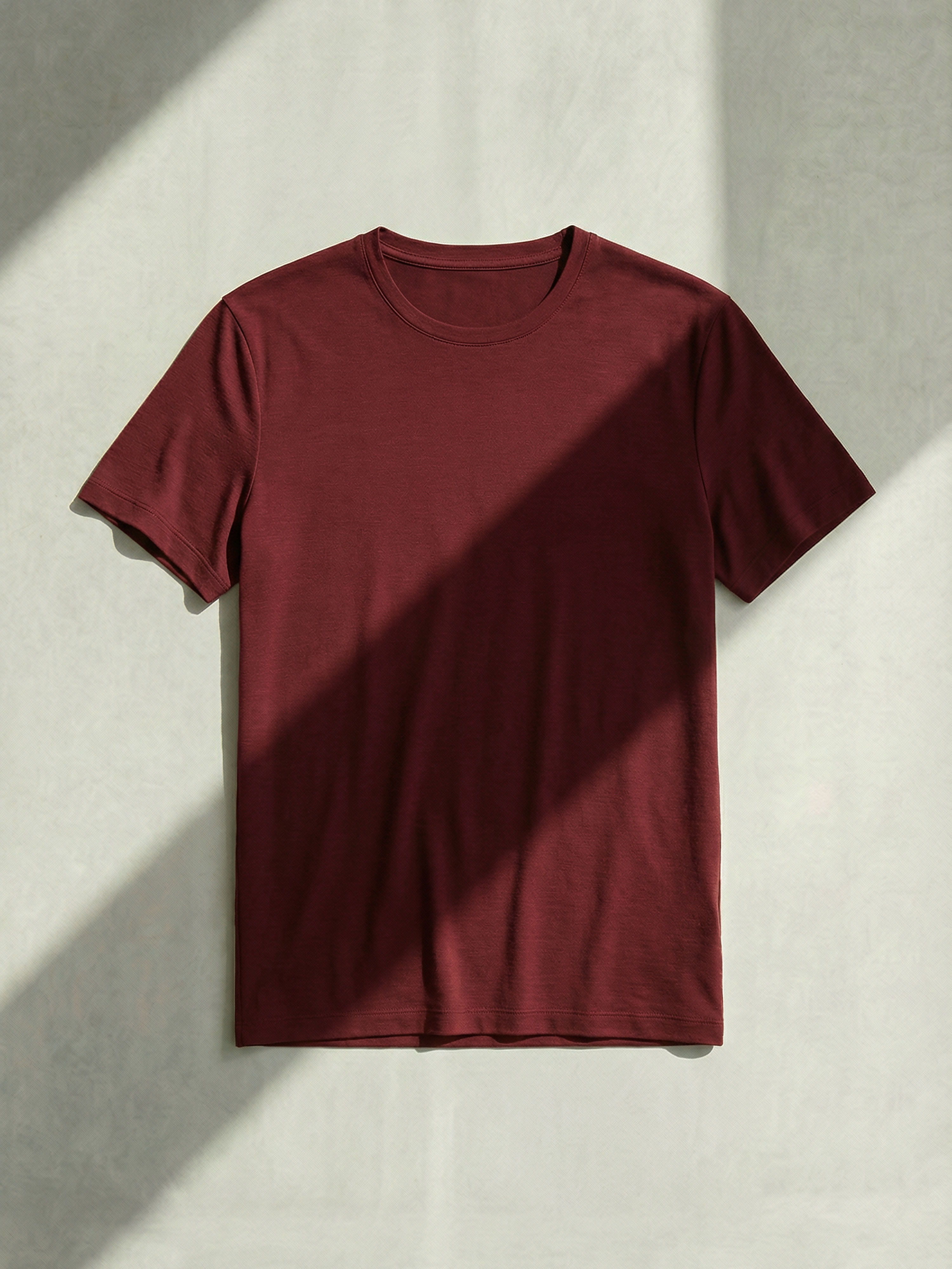 ACTION MERINO T-SHIRT Bordeaux 