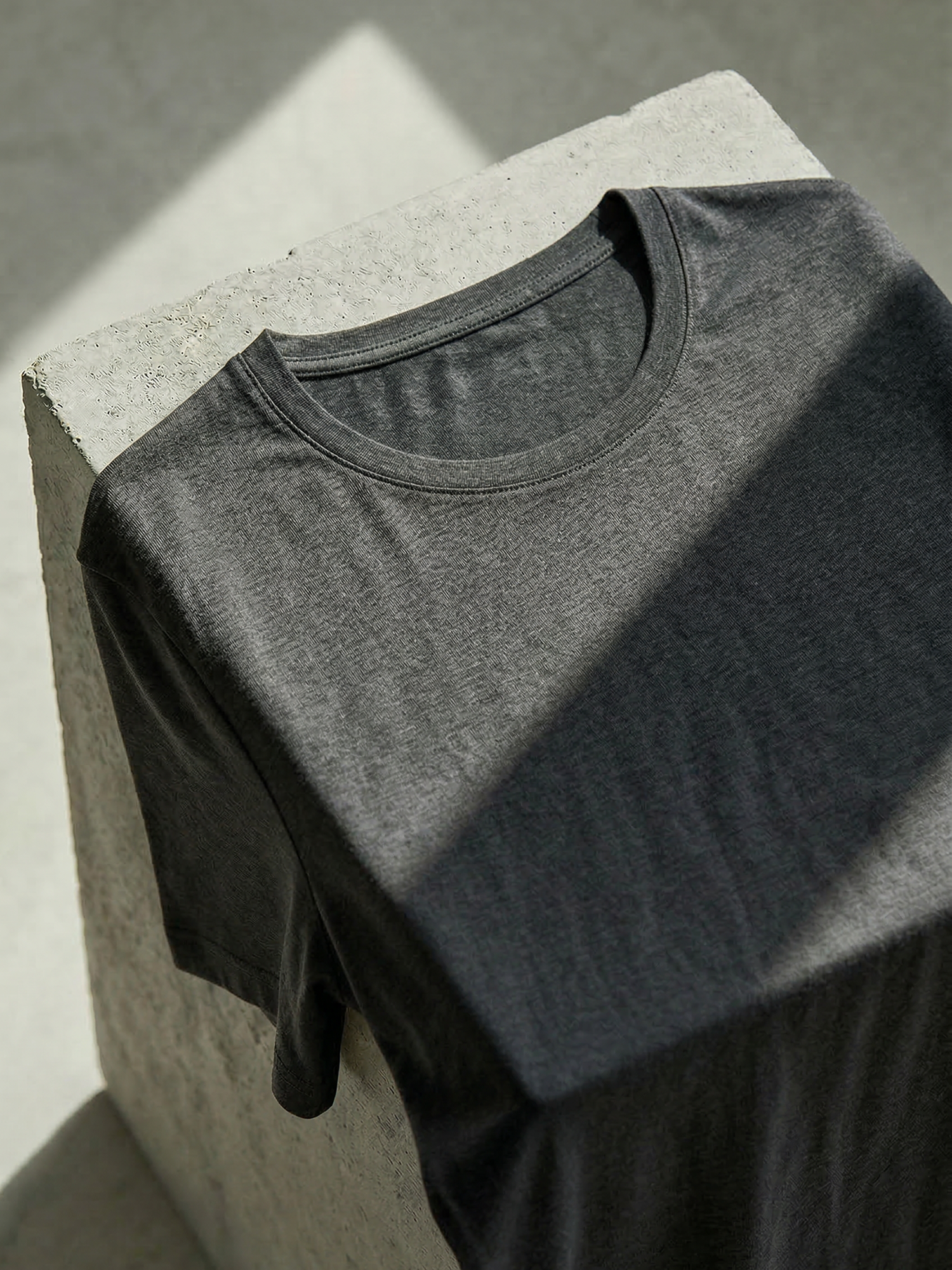 ACTION MERINO T-SHIRT Gris Anthracite 