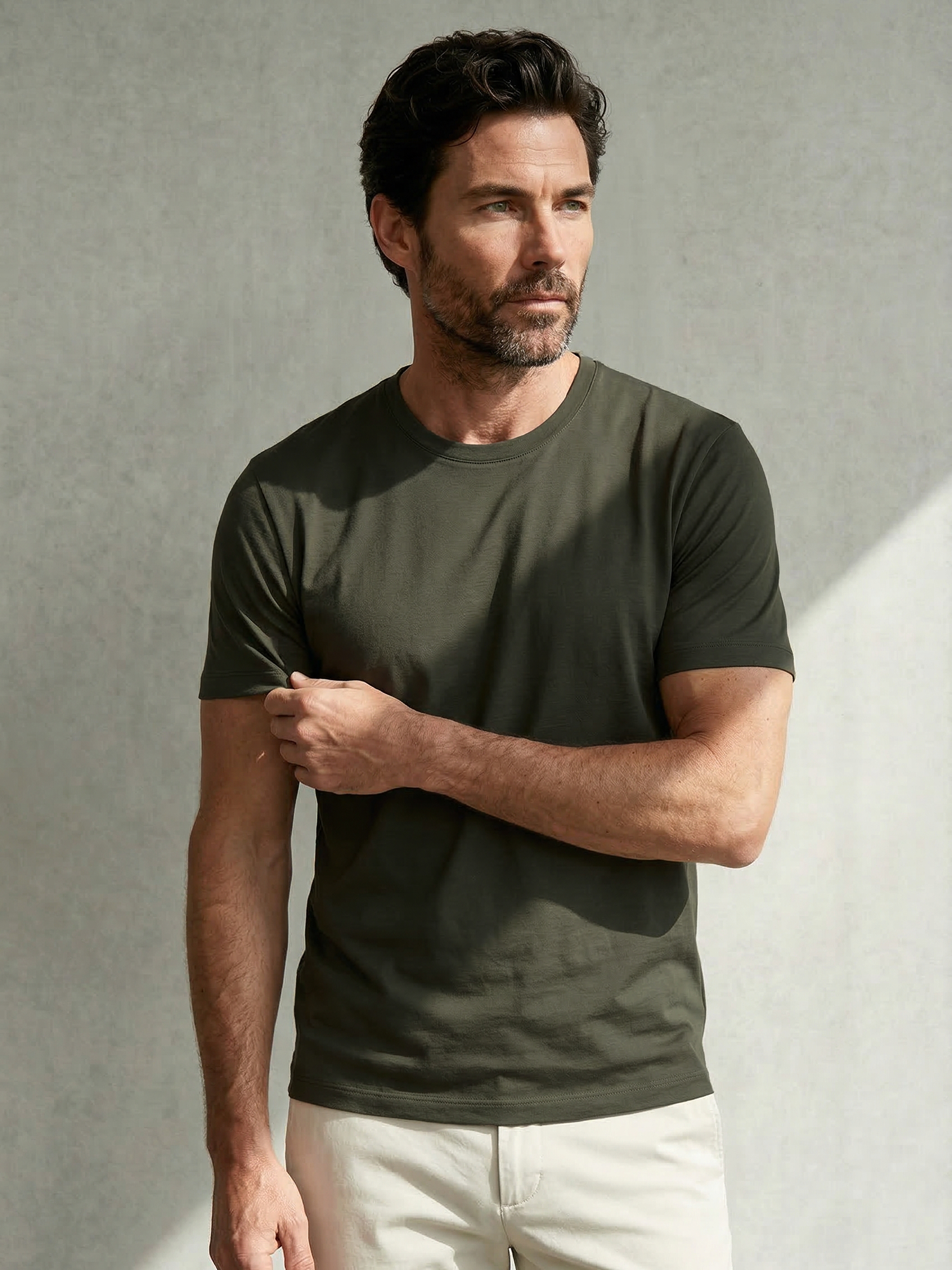  ACTION MERINO T-SHIRT Kaki 