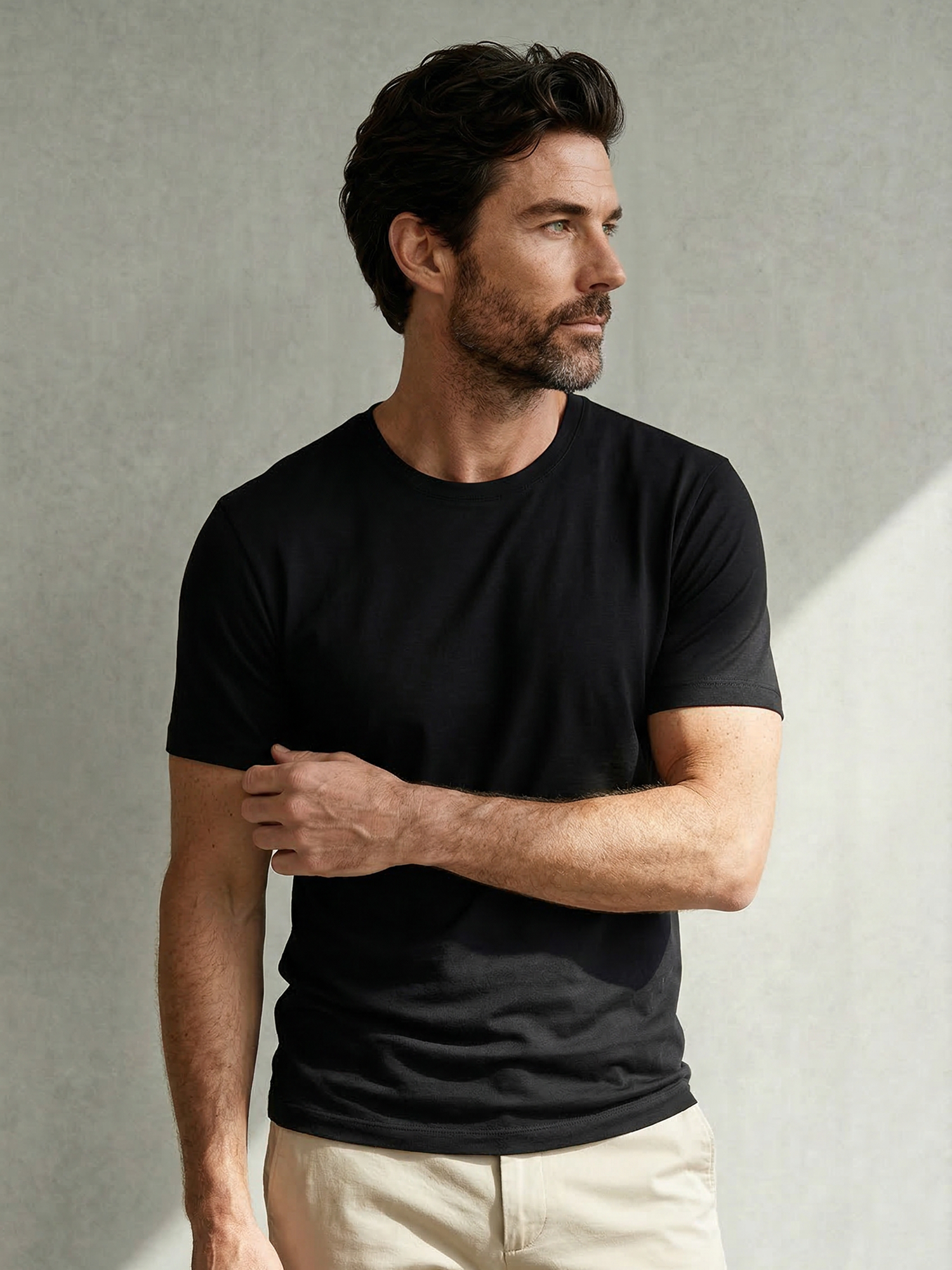 ACTION MERINO T-SHIRT Noir 