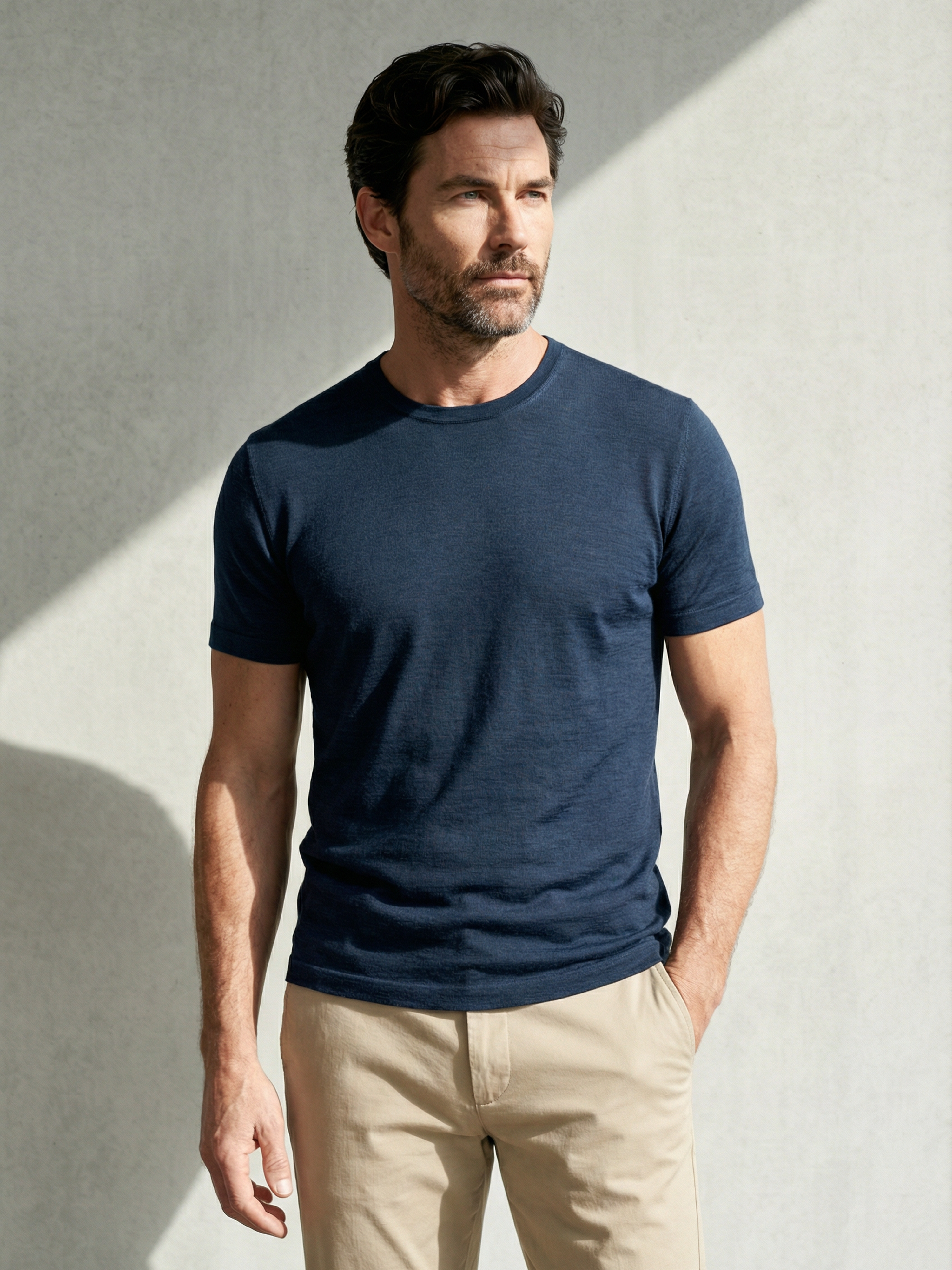 PERFORMANCE MERINO T-SHIRT Bleu Chic 