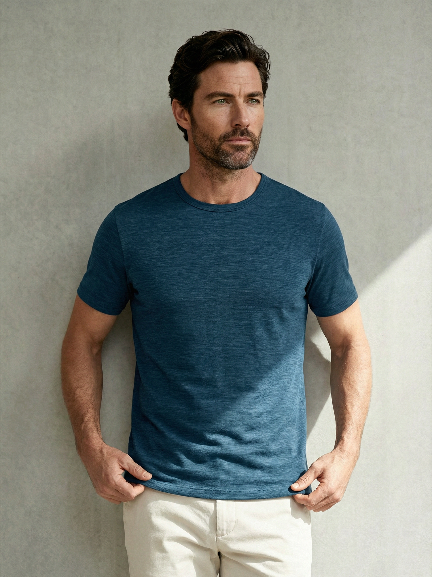 PERFORMANCE MERINO T-SHIRT Bleu Petrole 
