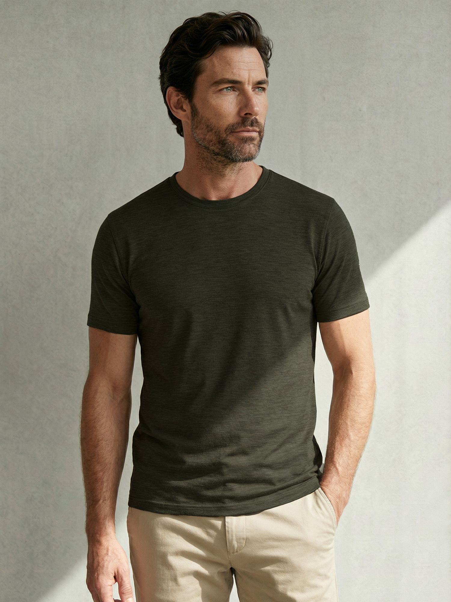PERFORMANCE MERINO T-SHIRT Kaki 