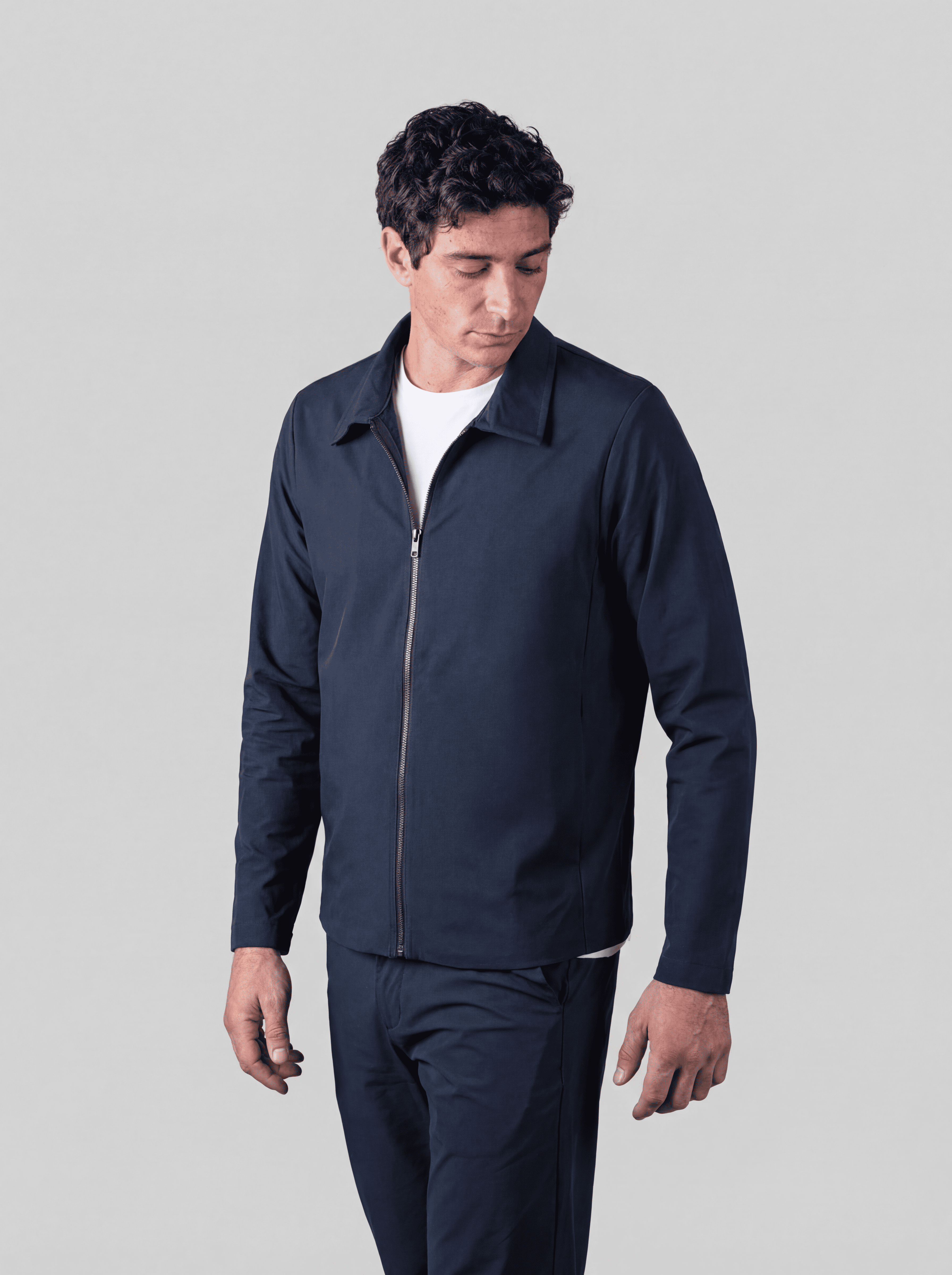 POWER MERINO JACKET Bleu Chic 