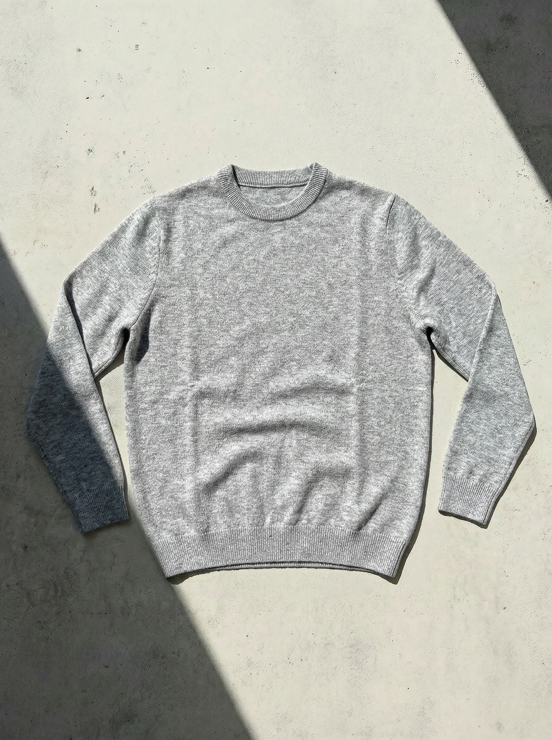 ULTRA MERINO PULLOVER Gris clair 