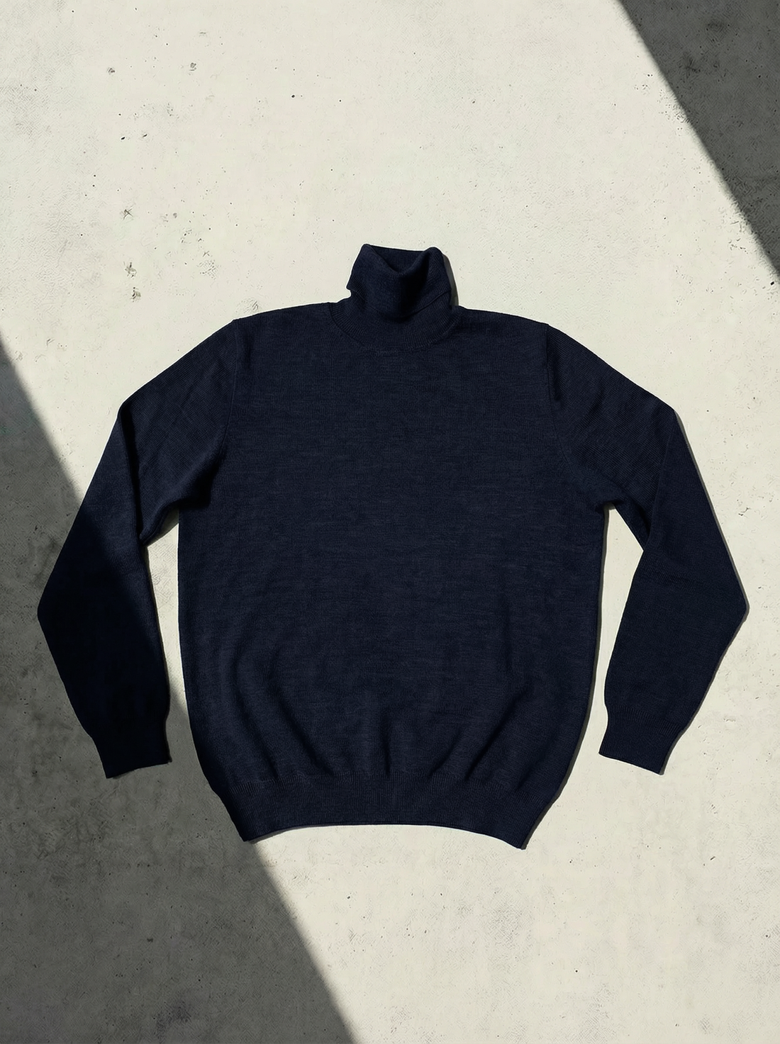 ULTRA MERINO TURTLENECK Bleu Chic 