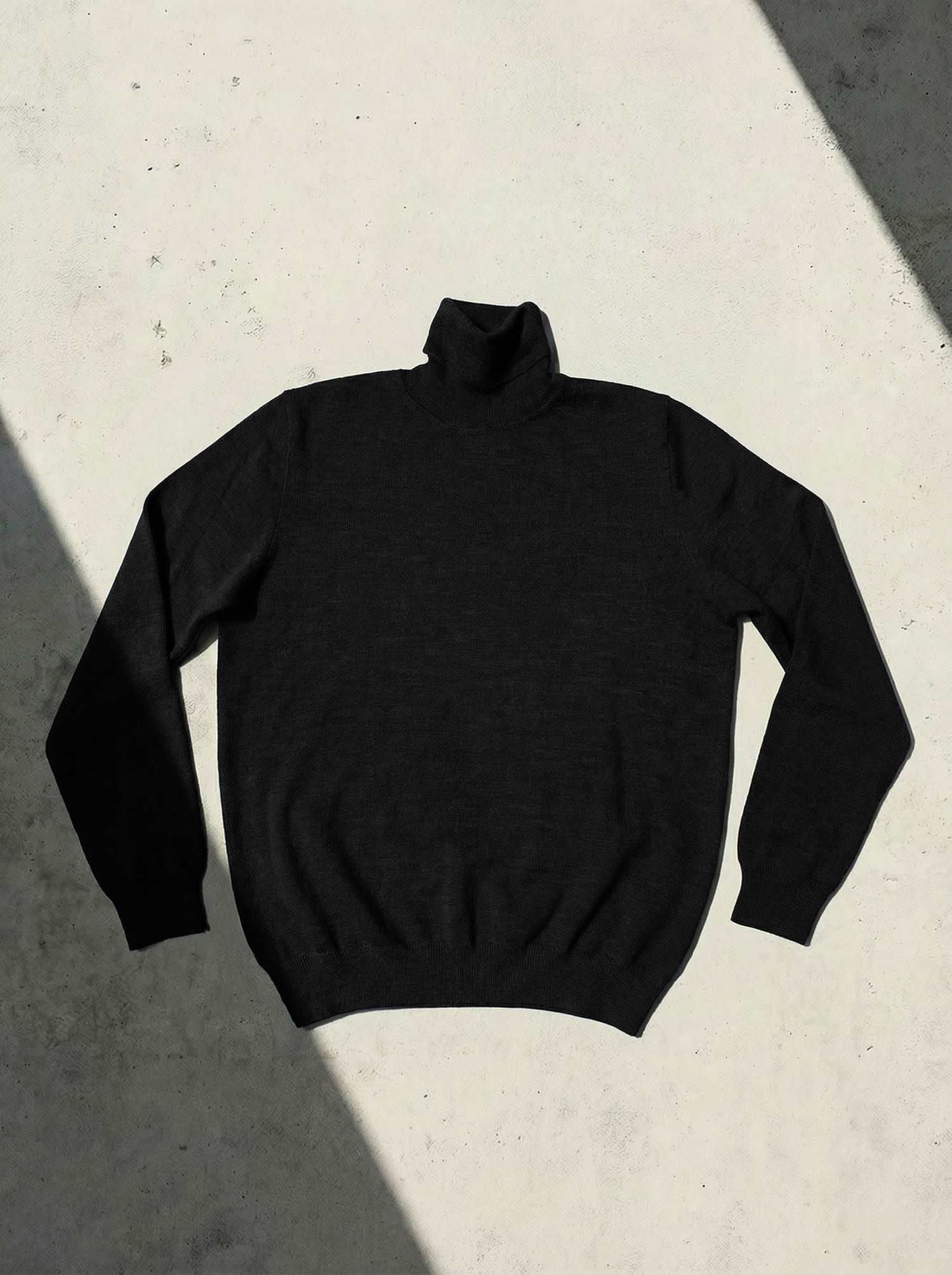 ULTRA MERINO TURTLENECK Noir 
