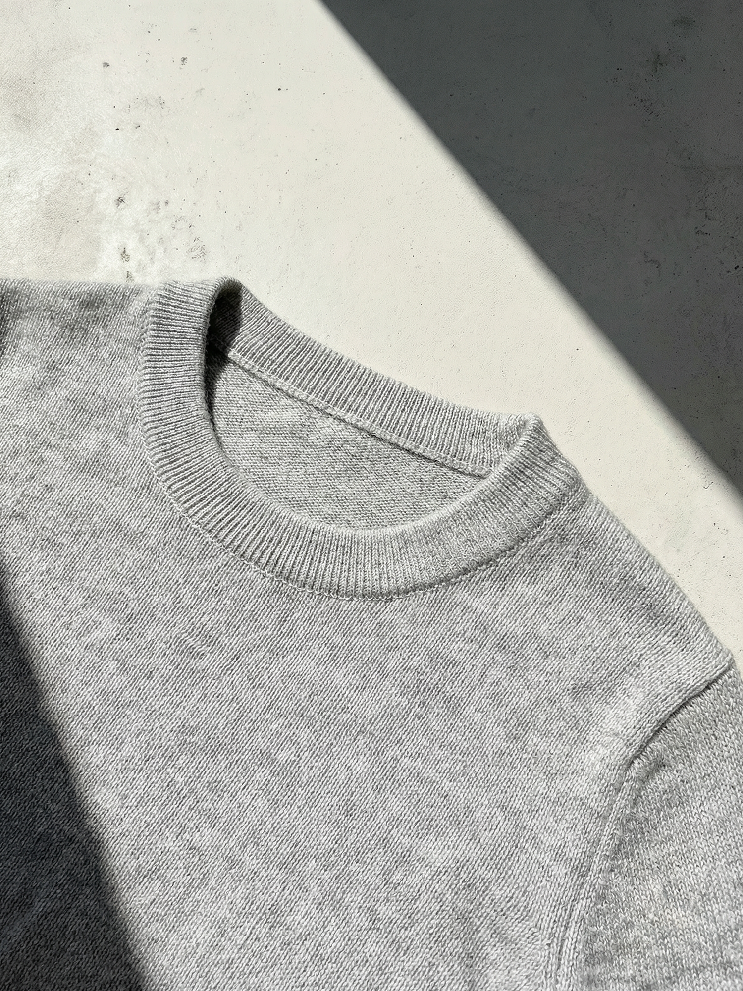 ULTRA MERINO PULLOVER Gris clair 