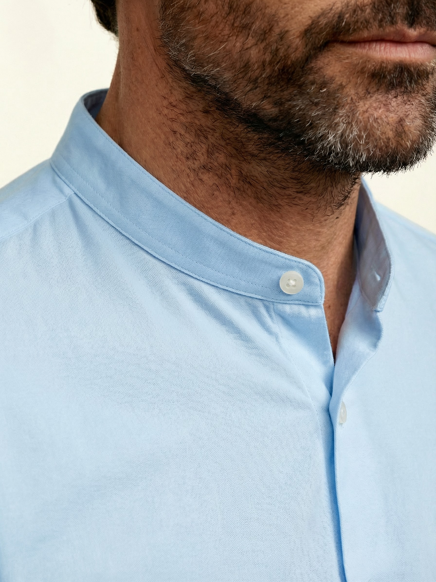 MAO STRETCH SHIRT Bleu ciel 