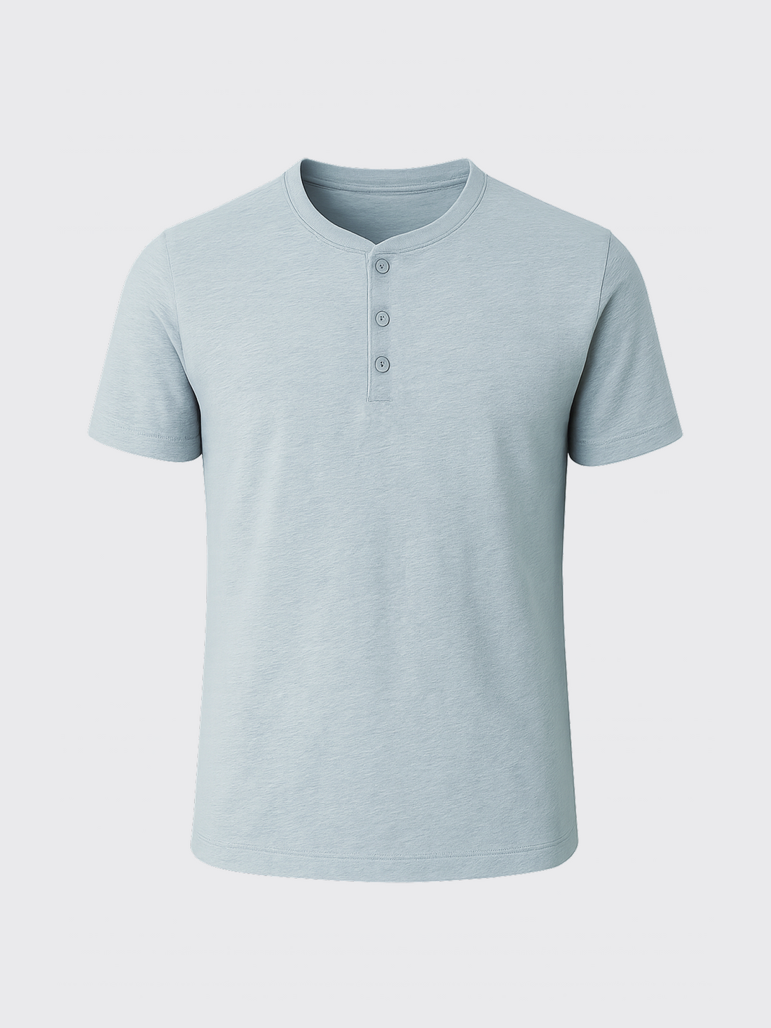 DRY HEMP HENLEY Bleu Ciel 
