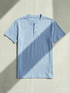 DRY HEMP HENLEY Bleu Ciel 