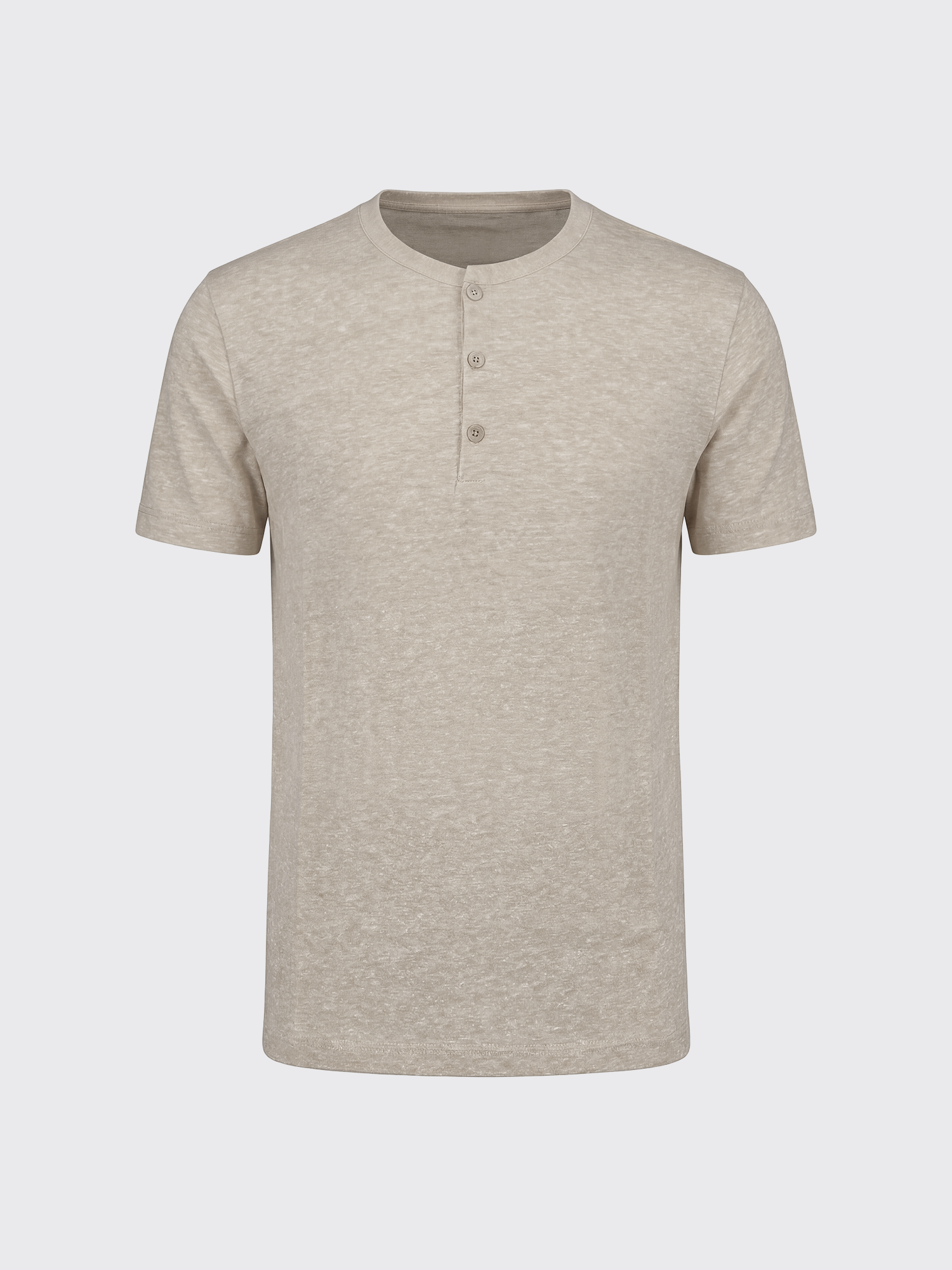 main out DRY HEMP HENLEY Sable 