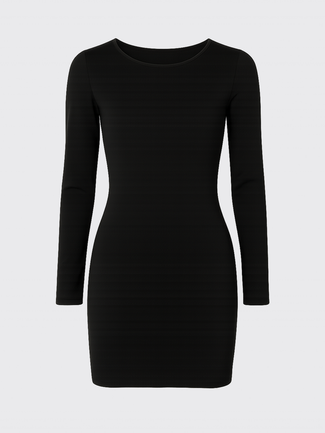 EVOLUTION MERINO LONG SLEEVES DRESS Noir 