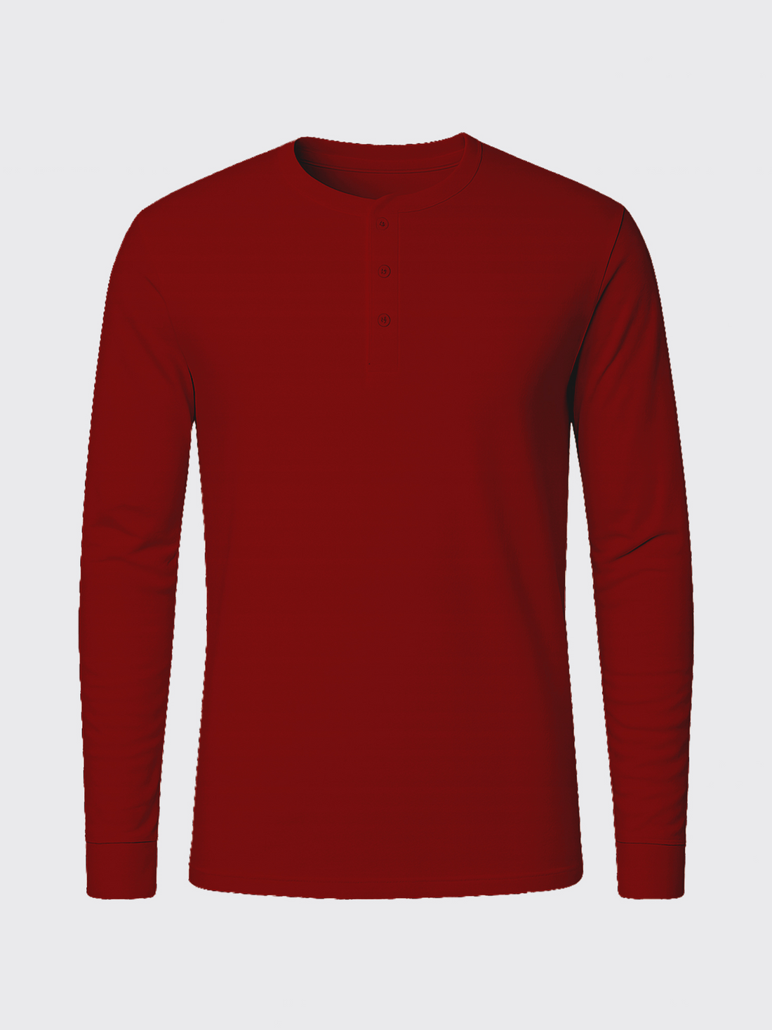 EVOLUTION MERINO HENLEY Bordeaux 