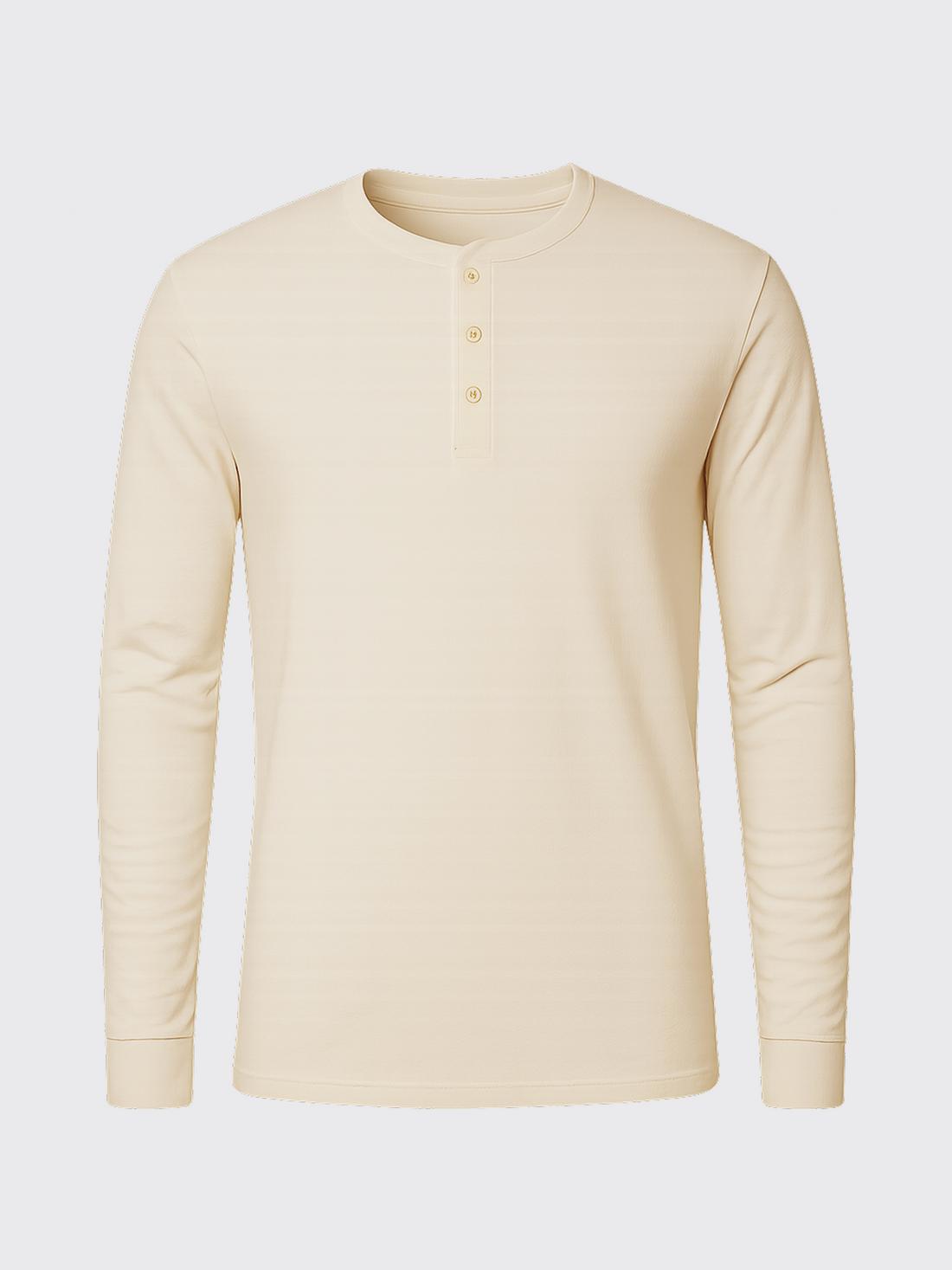 EVOLUTION MERINO HENLEY Sable 
