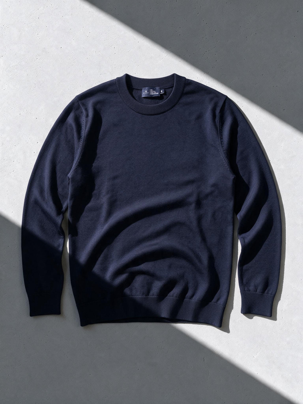 FINE MERINO KNIT Bleu chic  