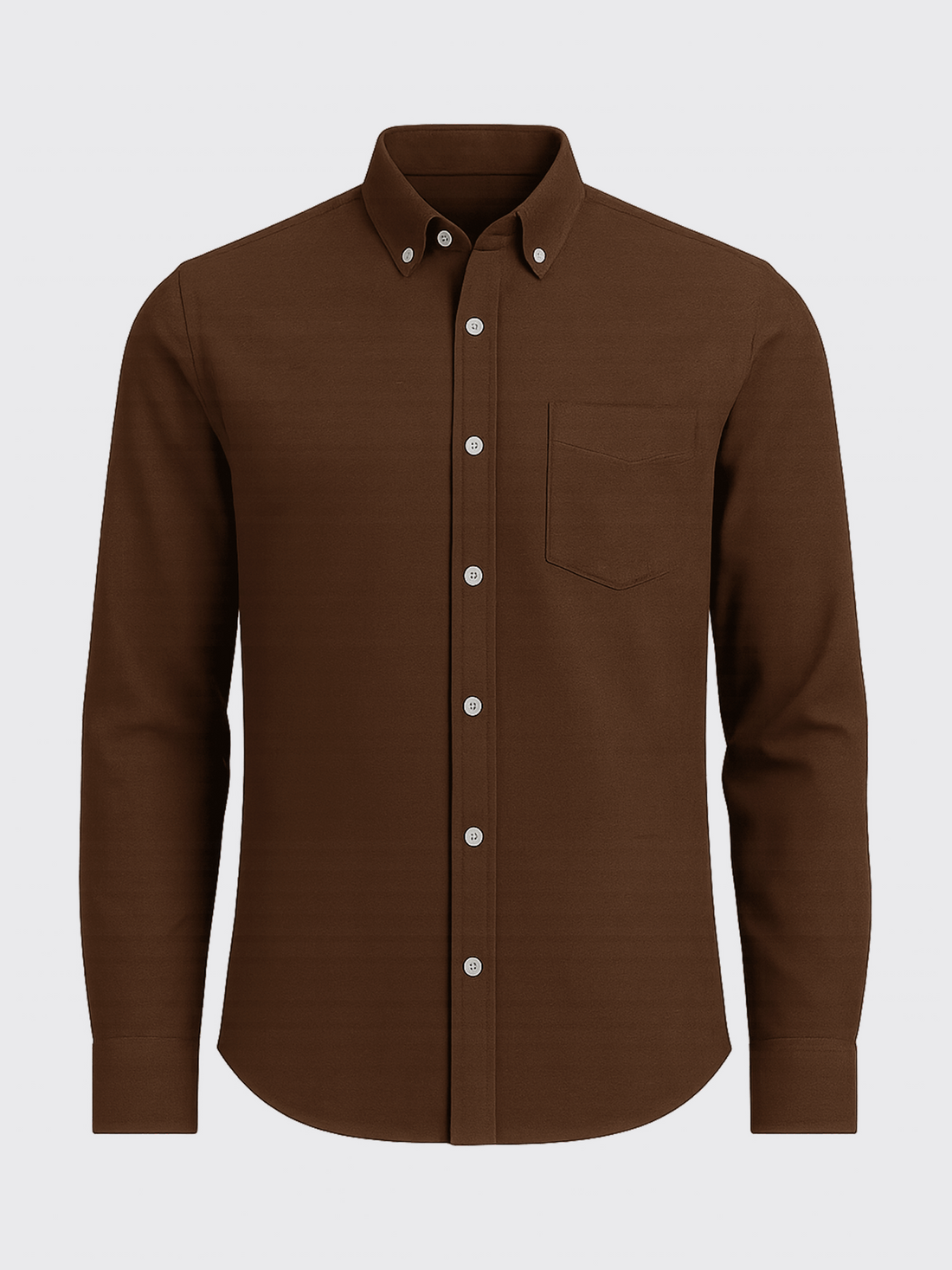 MERINO FLANNEL SHIRT Rouille 