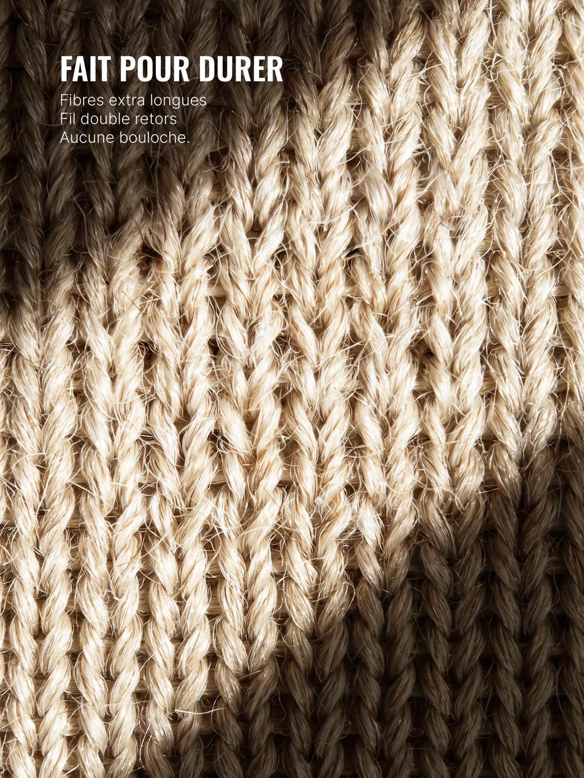 MILANO MERINO PULLOVER Beige
