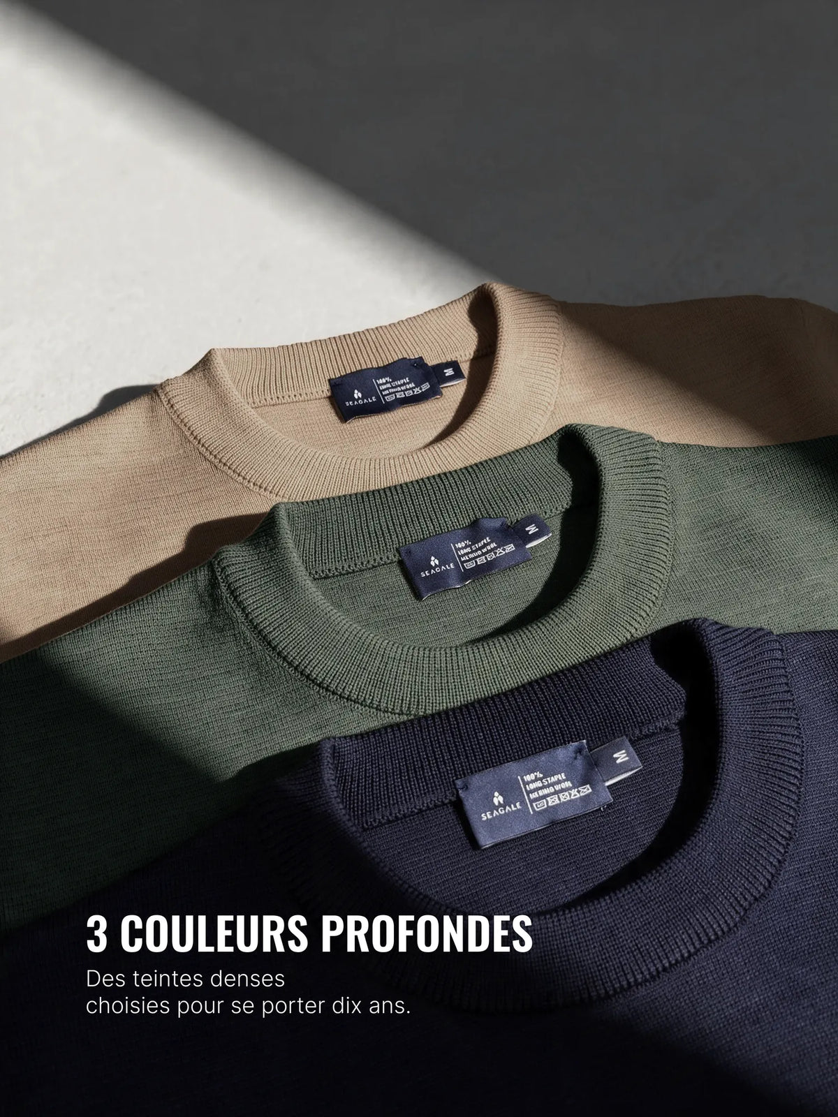 MILANO MERINO PULLOVER Beige

