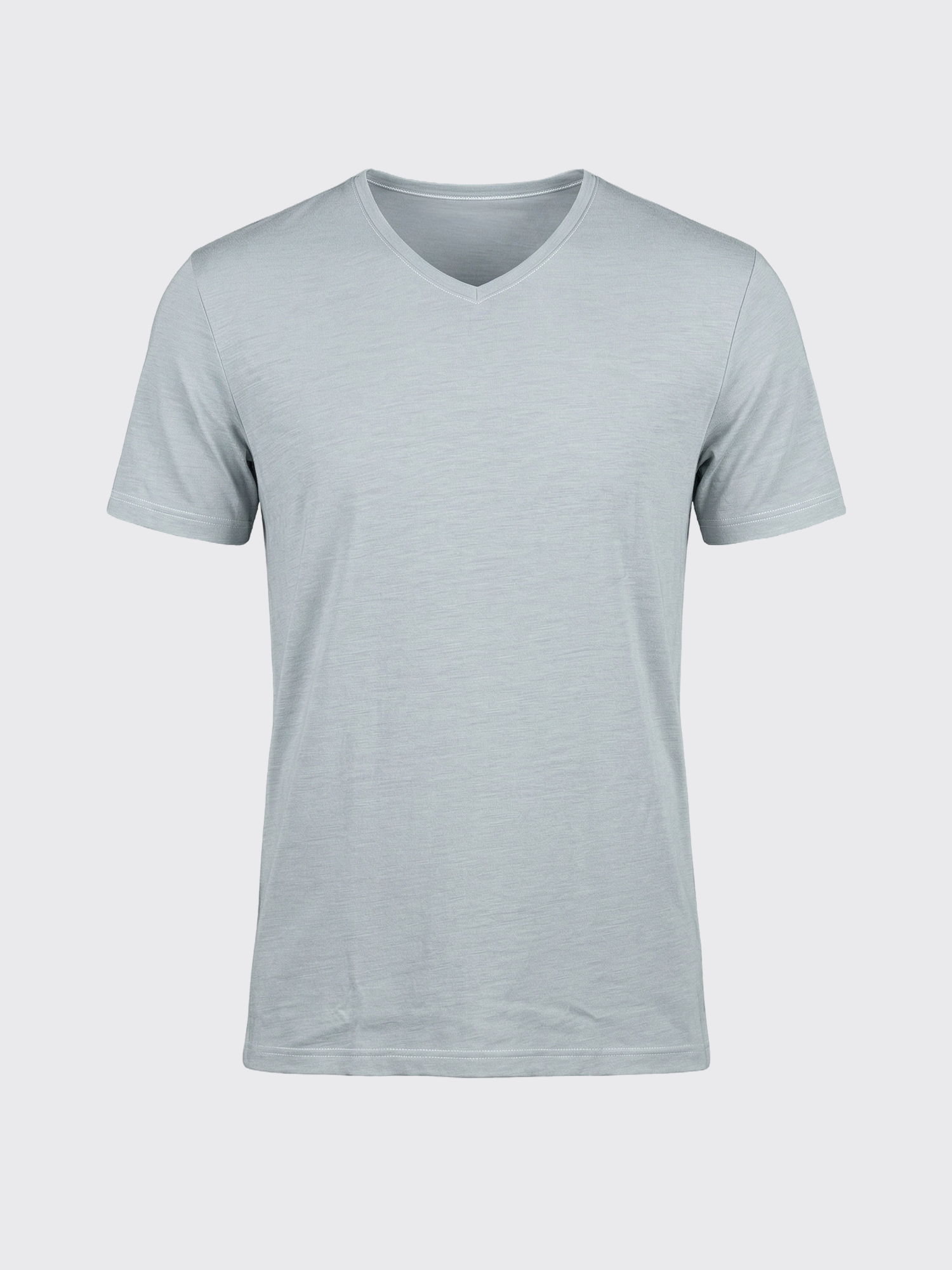main out PERFORMANCE MERINO V-NECK Gris Clair 