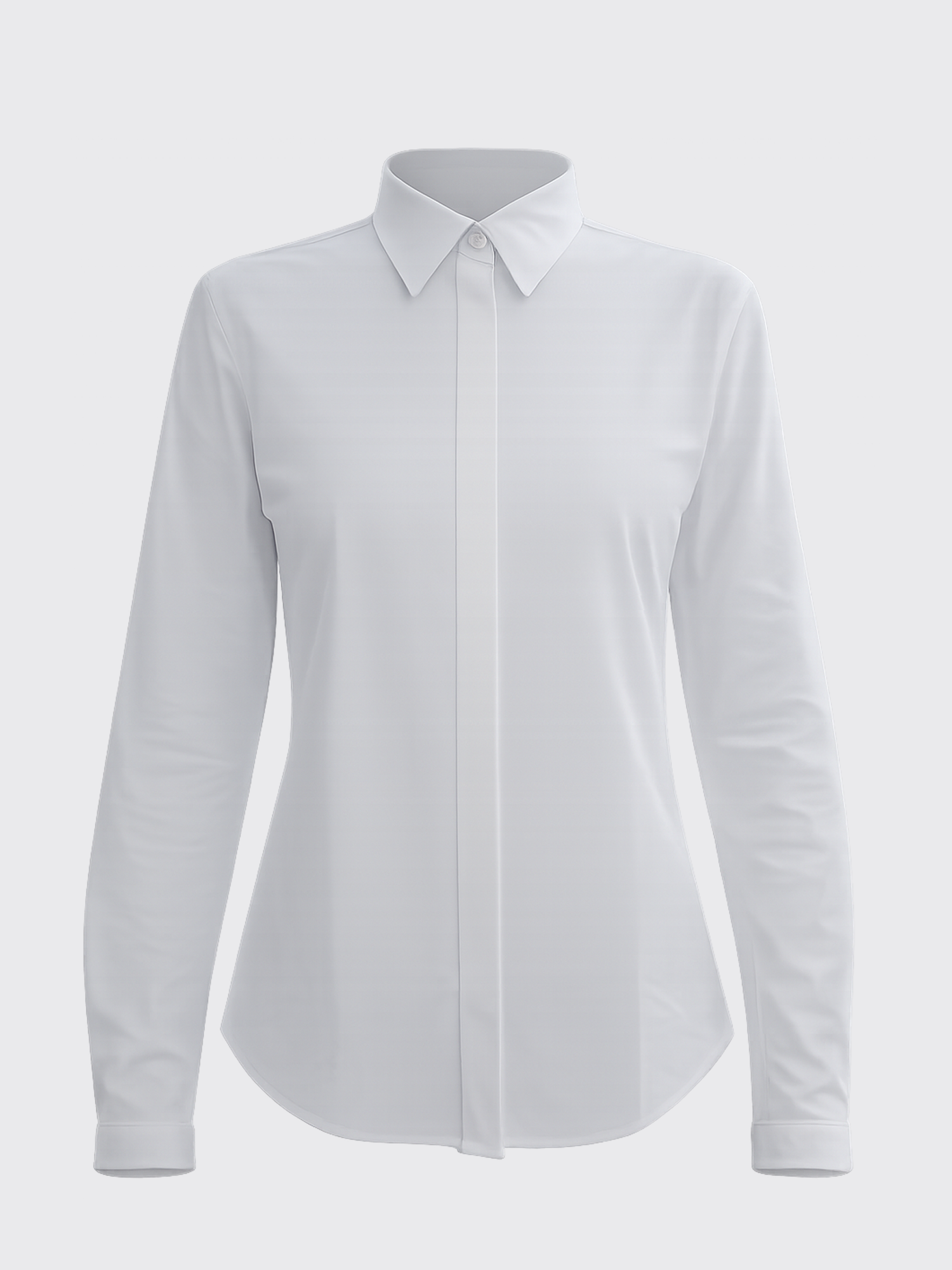 main out WOMAN STRETCH SHIRT Blanc 