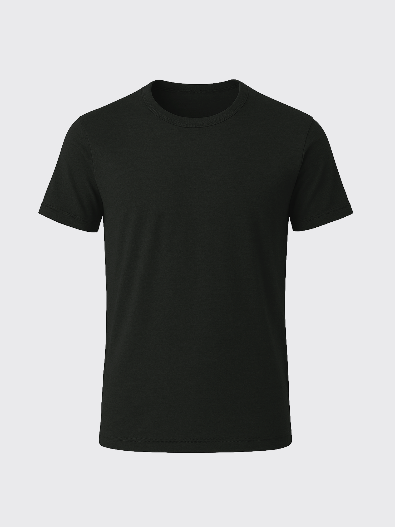main out PURE MERINO T-SHIRT Kaki 