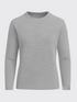 WOMAN ULTRA MERINO PULLOVER Gris Clair  