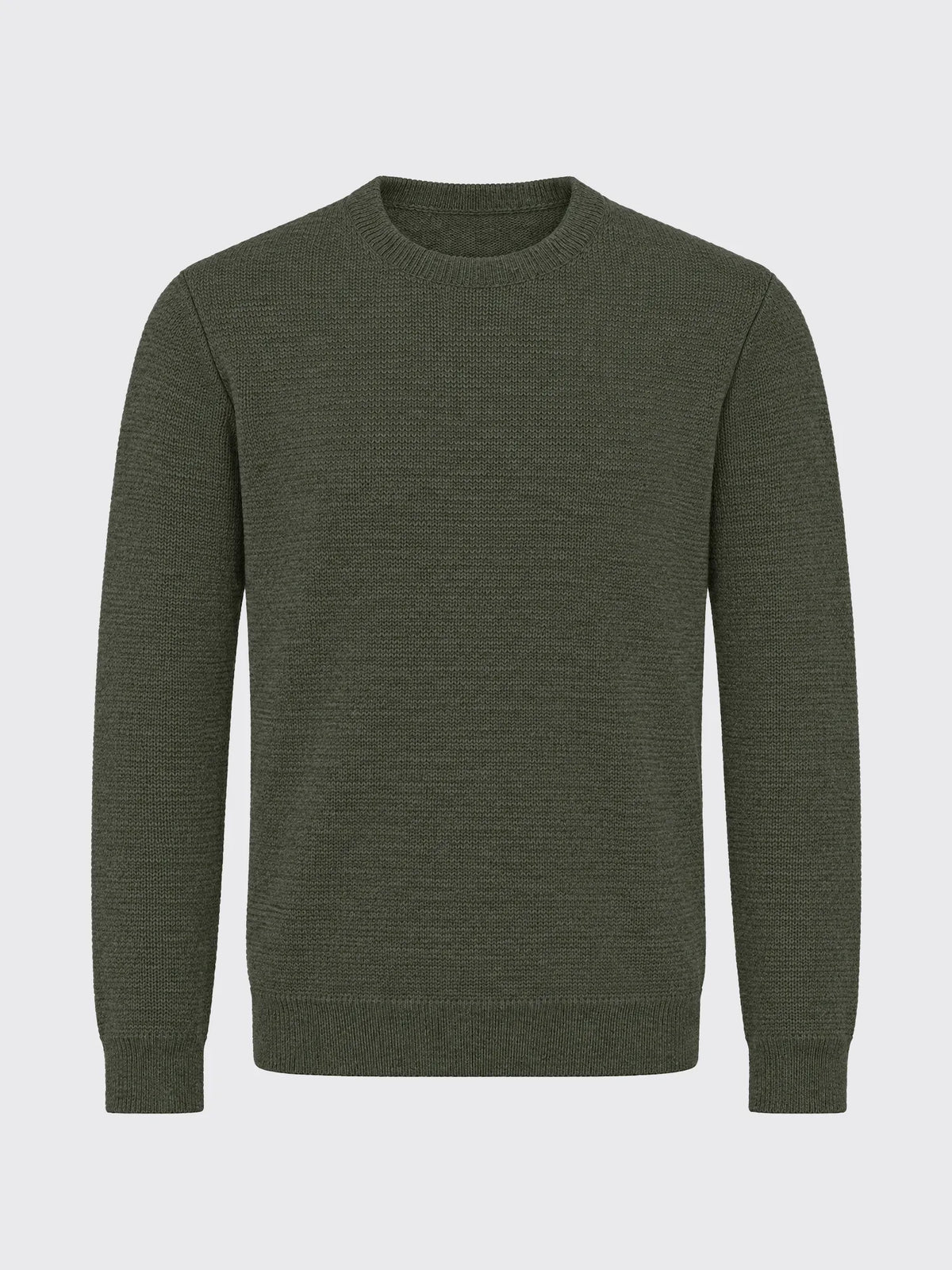 main out MILANO MERINO PULLOVER Kaki  