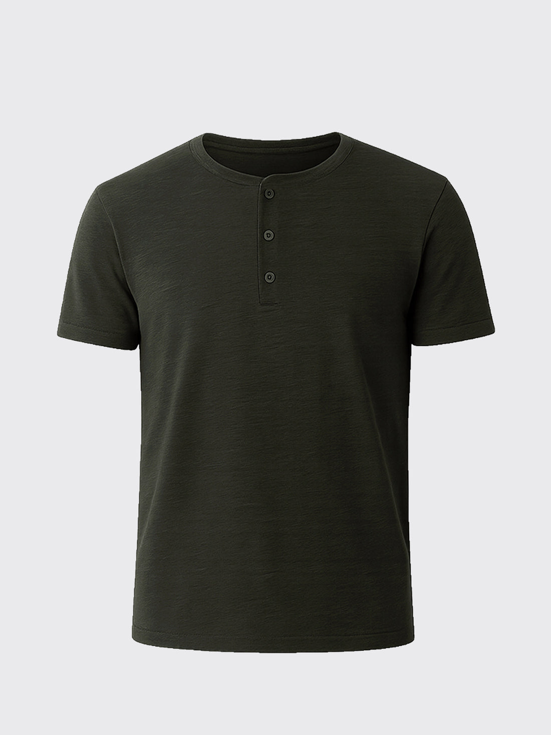 PERFORMANCE MERINO HENLEY Kaki 