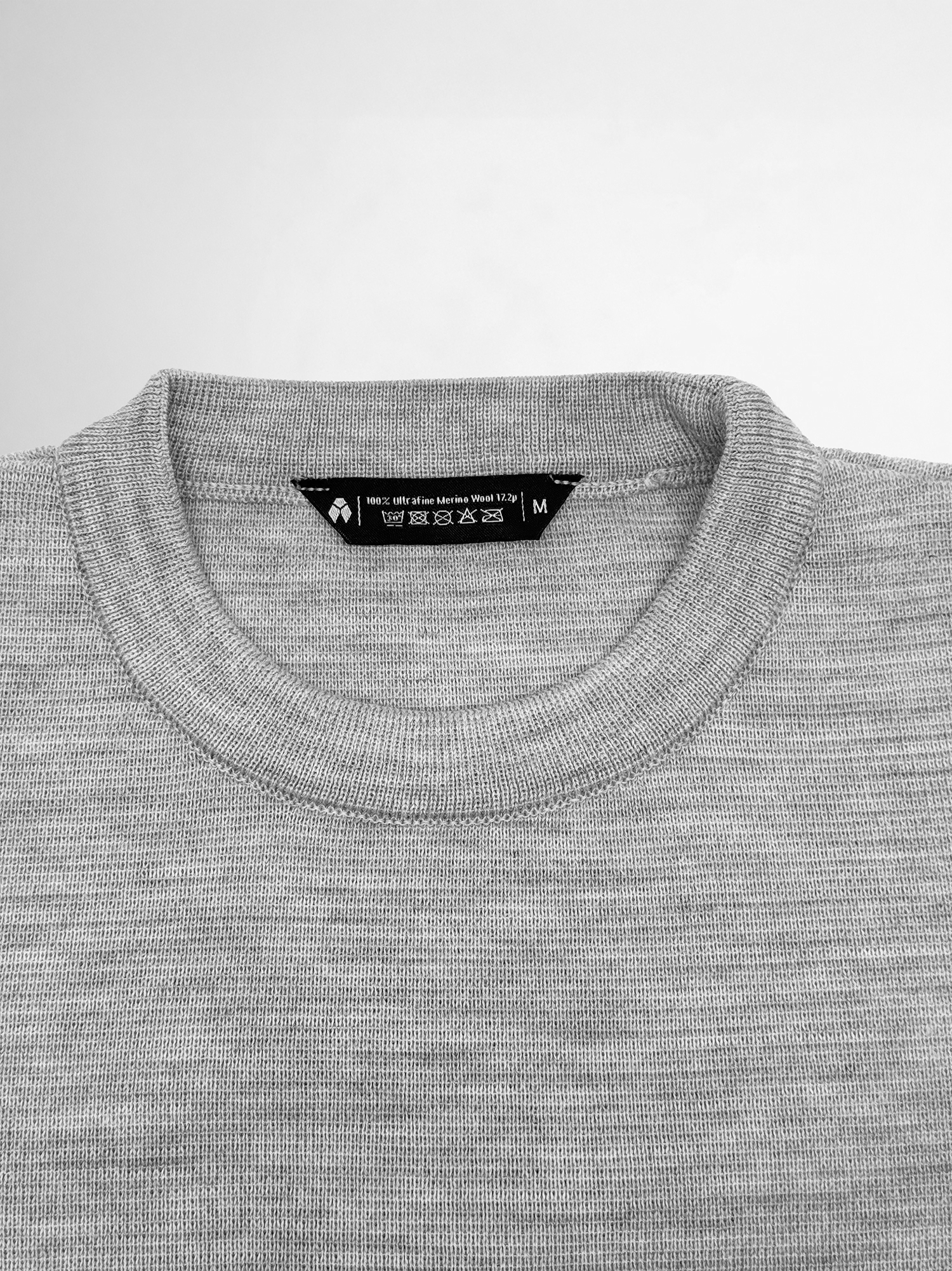 ULTRA MERINO PULLOVER Gris clair 